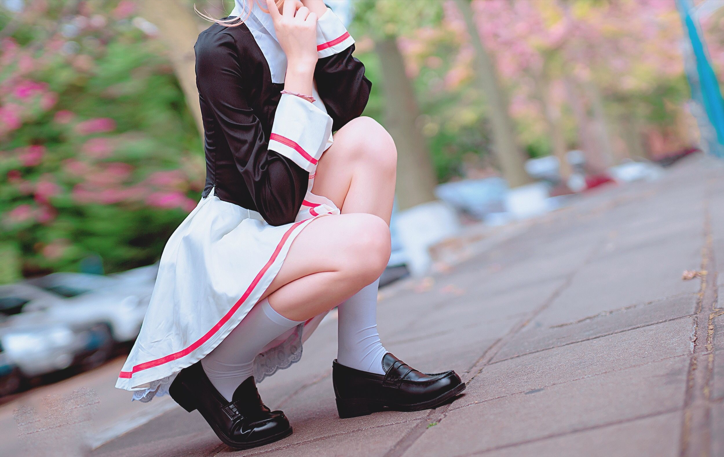 动漫博主南桃Momoko – 木之本樱制服 [9P]插图5