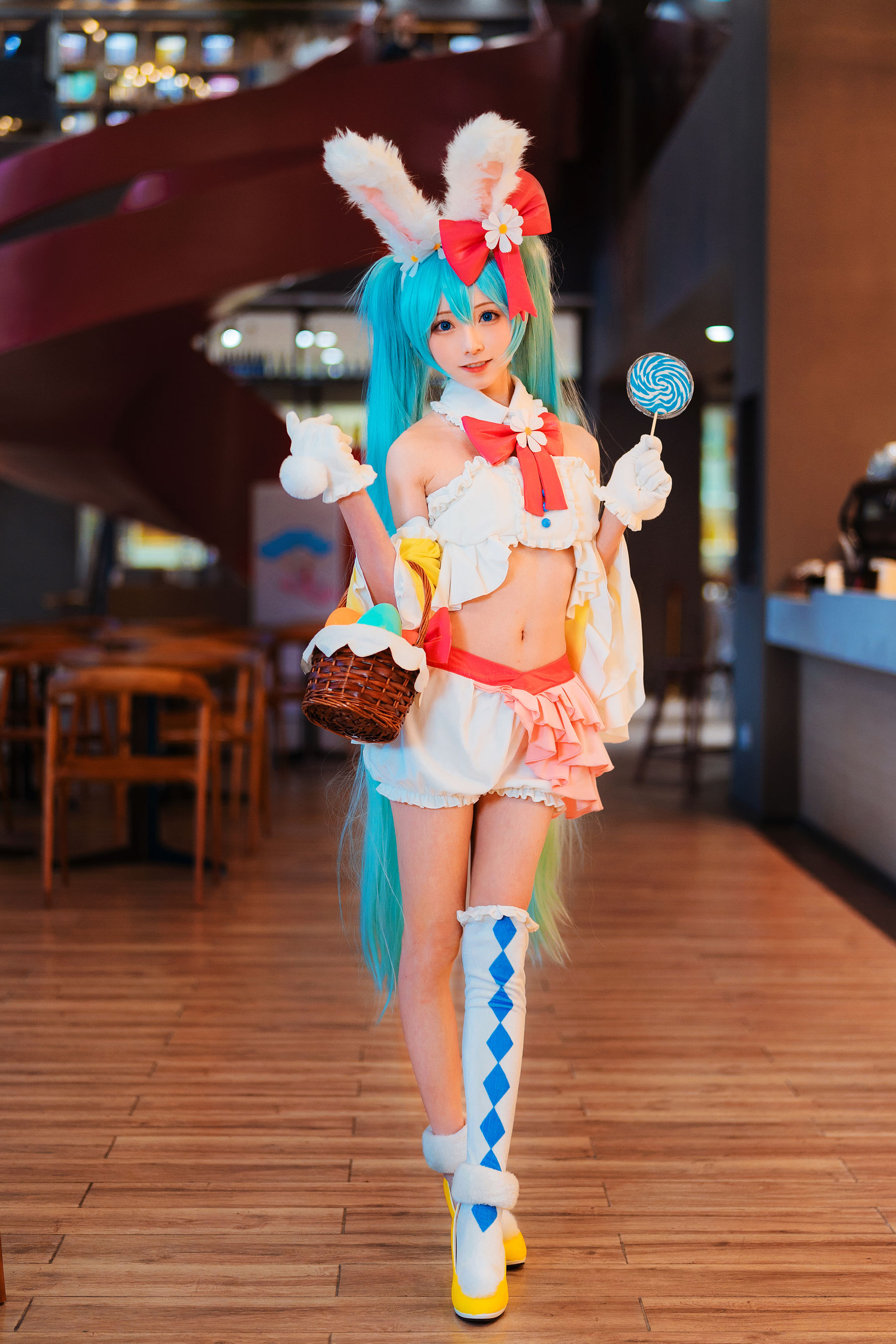 动漫博主Kitaro_绮太郎 – 初音兔女郎 [9P]插图3