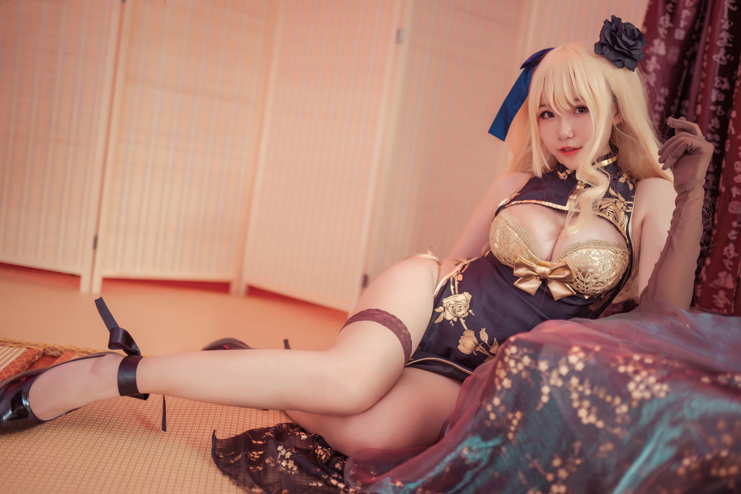 [萝莉COS] Yoko宅夏Cos – 金莲 [24P]插图5