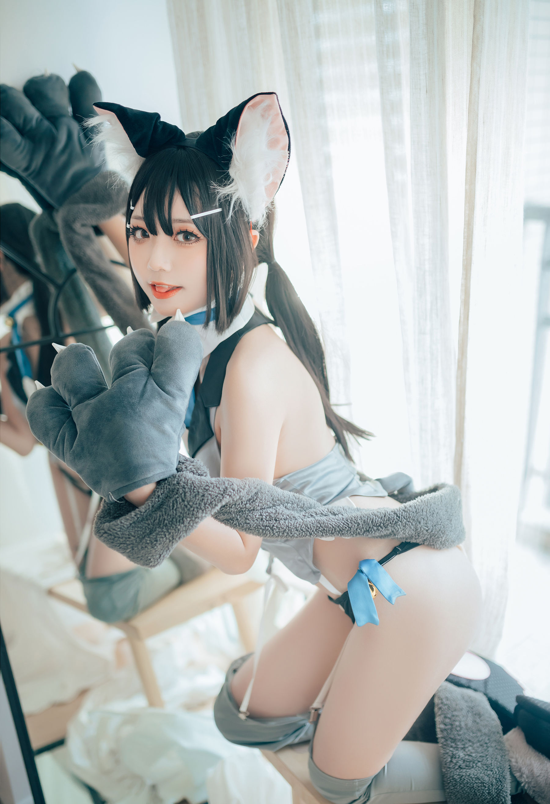 微博萌妹蓝小沂KiKi – 猫娘 [7P]插图4