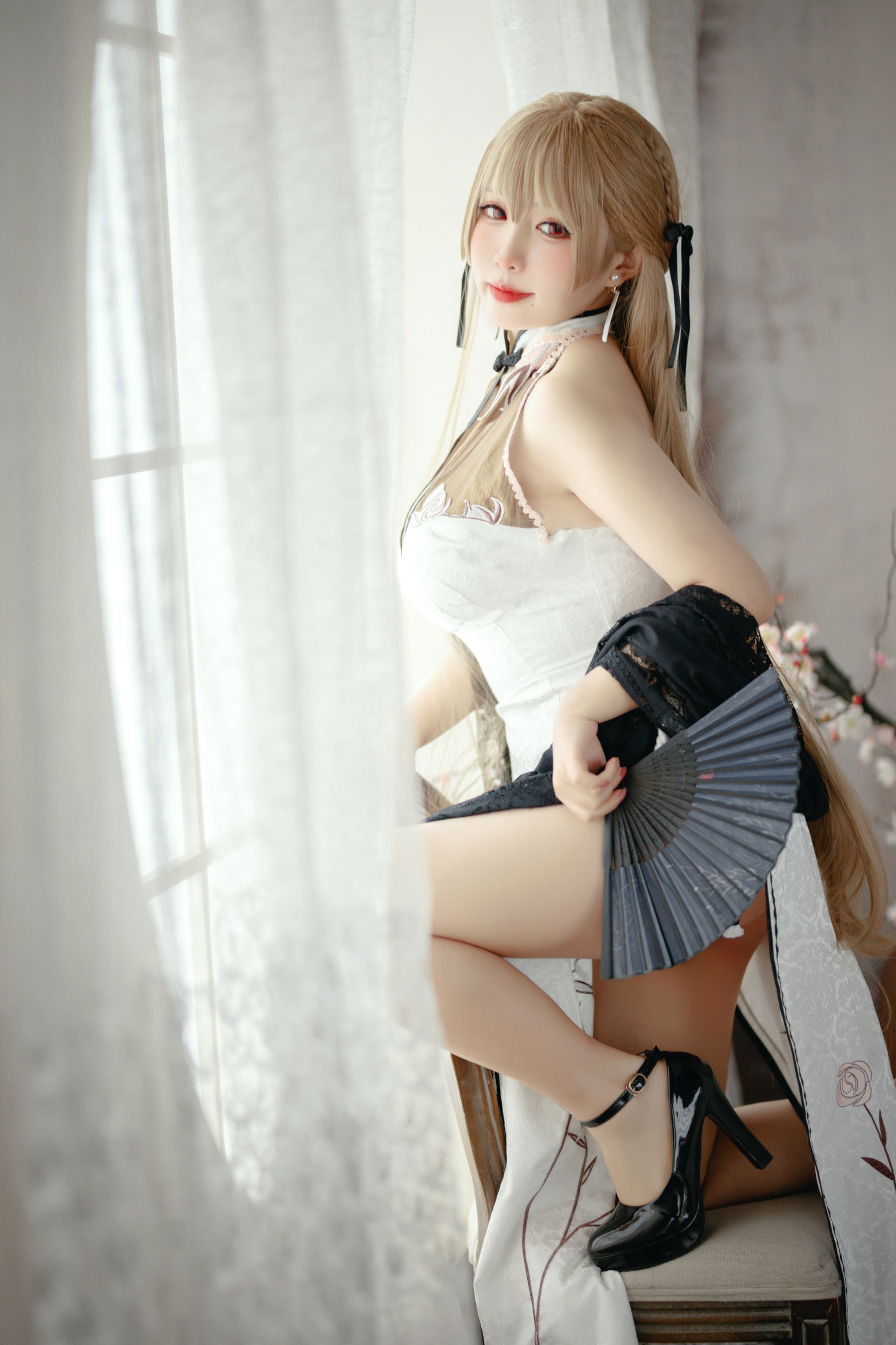 动漫博主貓田聖奈奈(桃之啾啾) – 白玉佳人 [25P]插图2