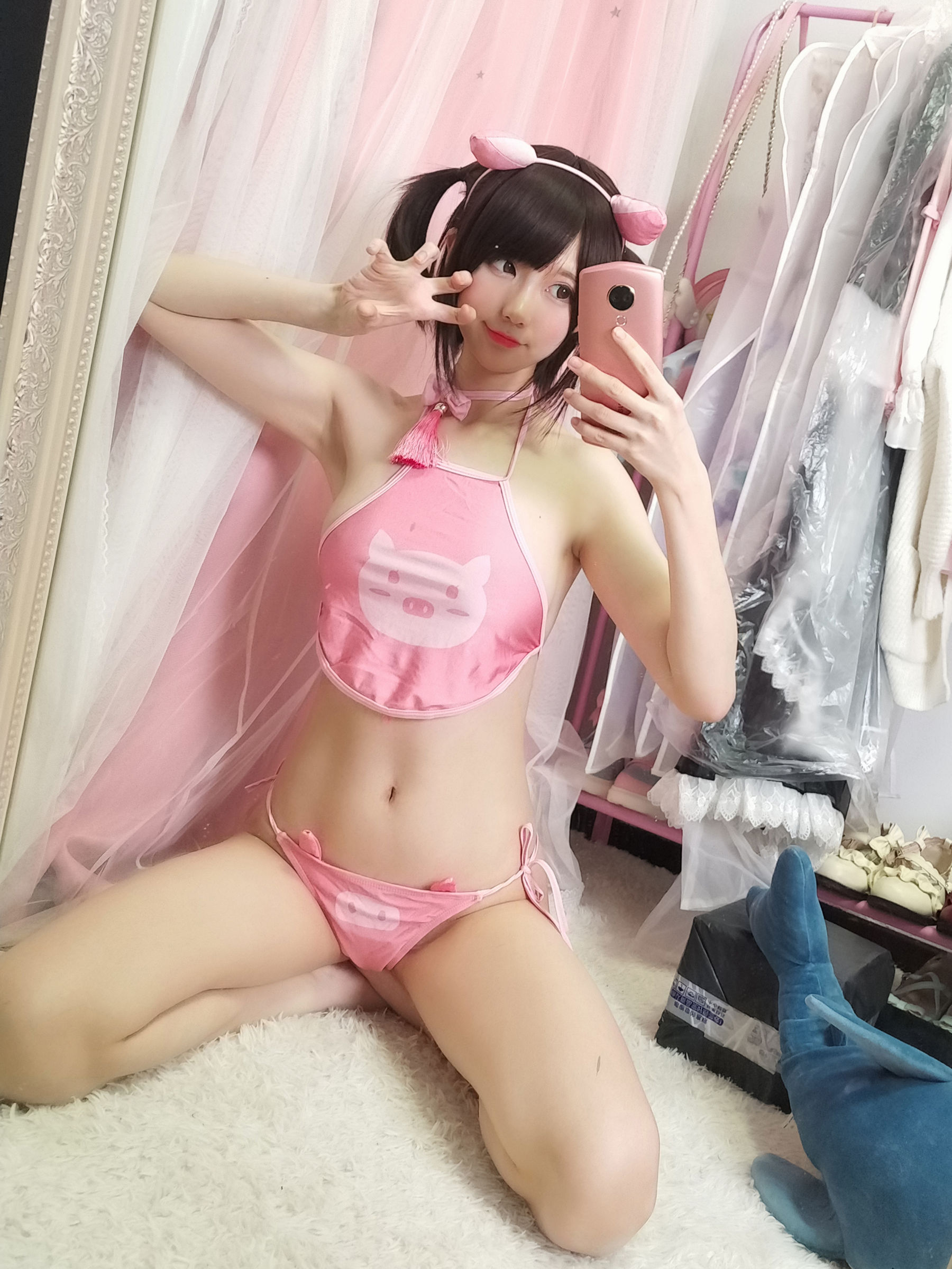 NAGISA魔物喵[fantia] – Pink pig [15P]-美图馆