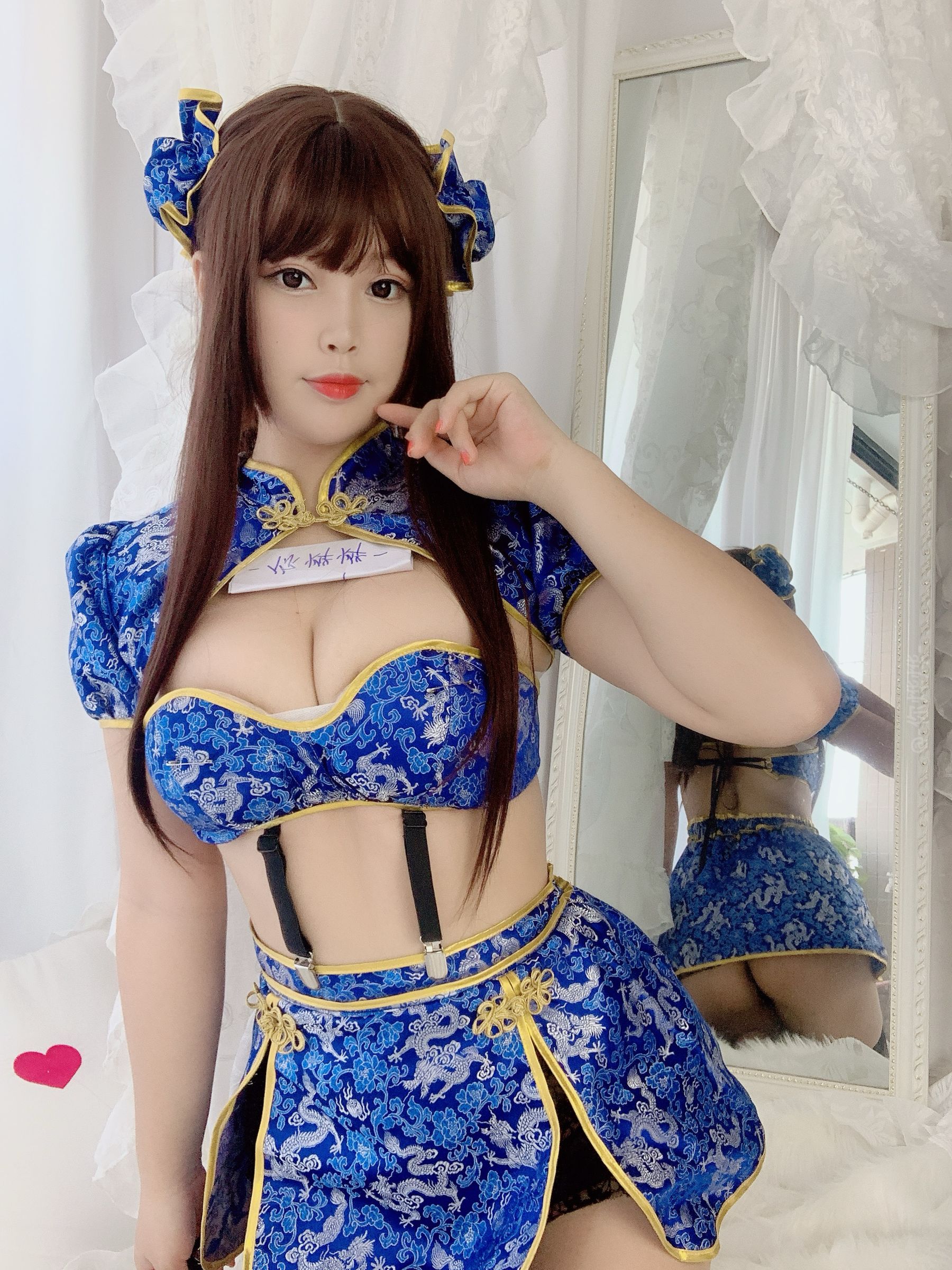 [Cosplay写真] 萌系小姐姐-白烨- – 功夫旗袍 [50P]插图4