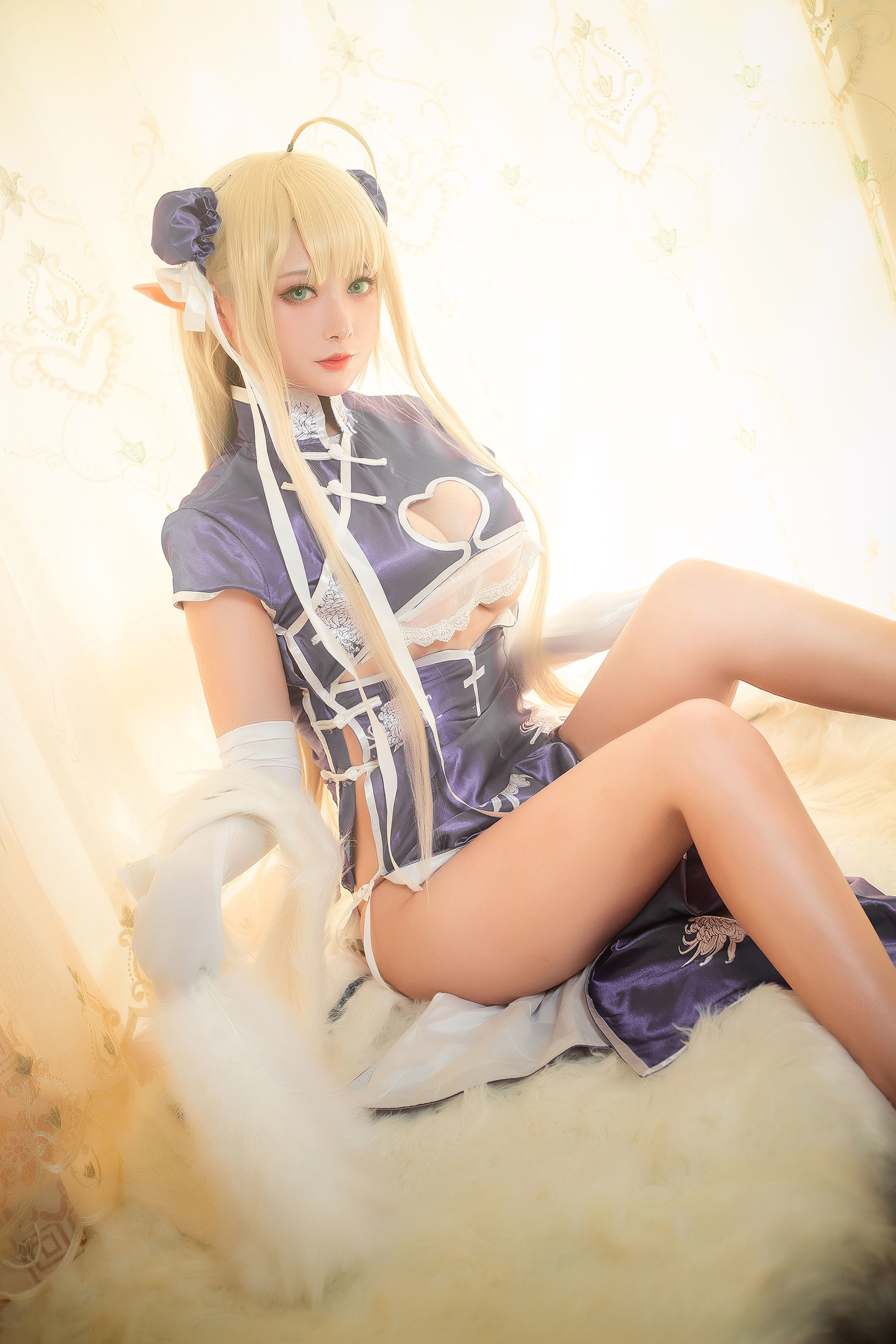 高颜值coser念念_D – 半人马旗袍 [22P]插图4