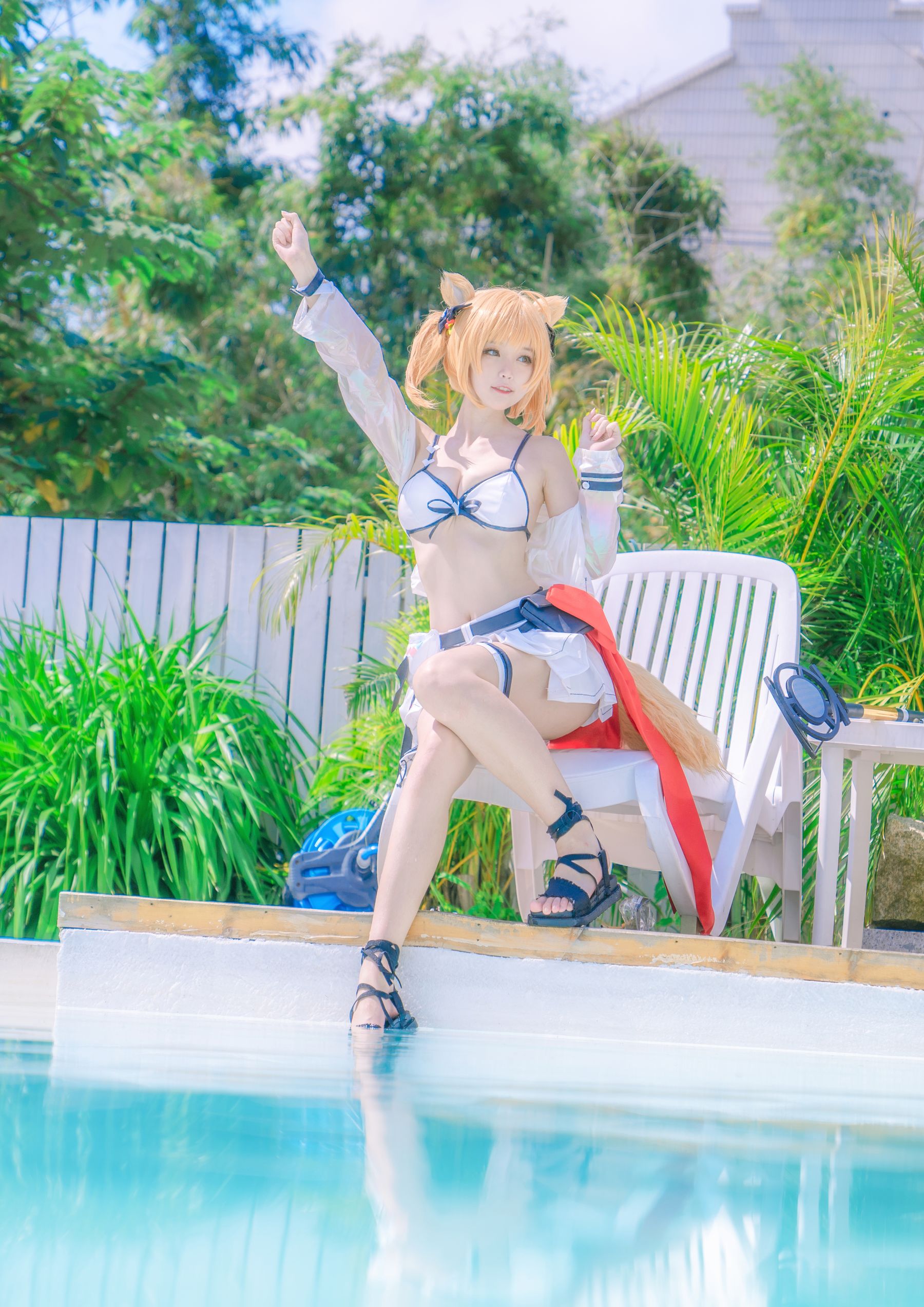 [Cosplay写真] 萌宠博主yui金鱼 – 空泳装 [9P]-美图馆