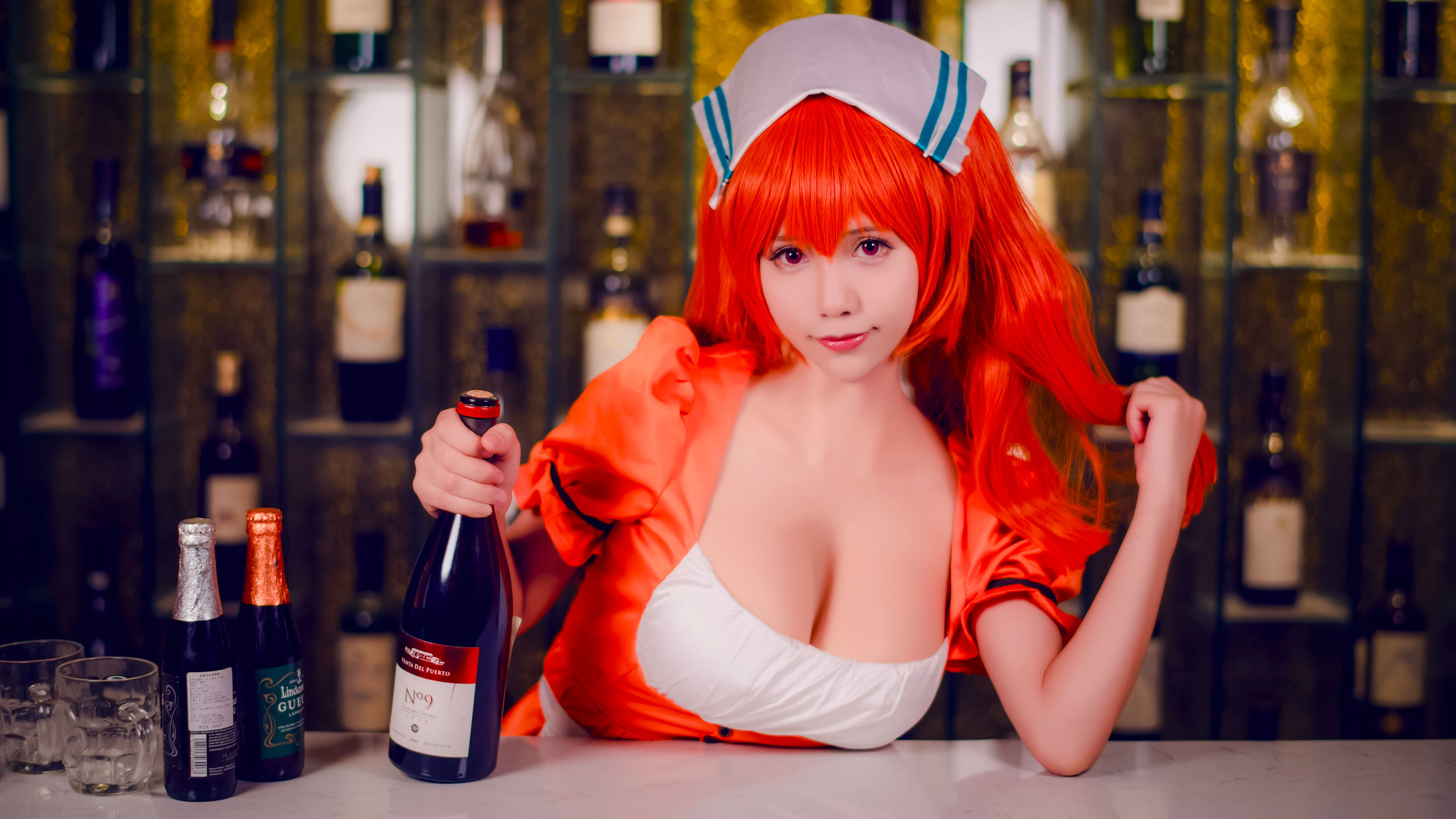 The Vagrant Cosplay Album – 蓬莱山雅祈《酒吧萝莉》 [19P]插图2