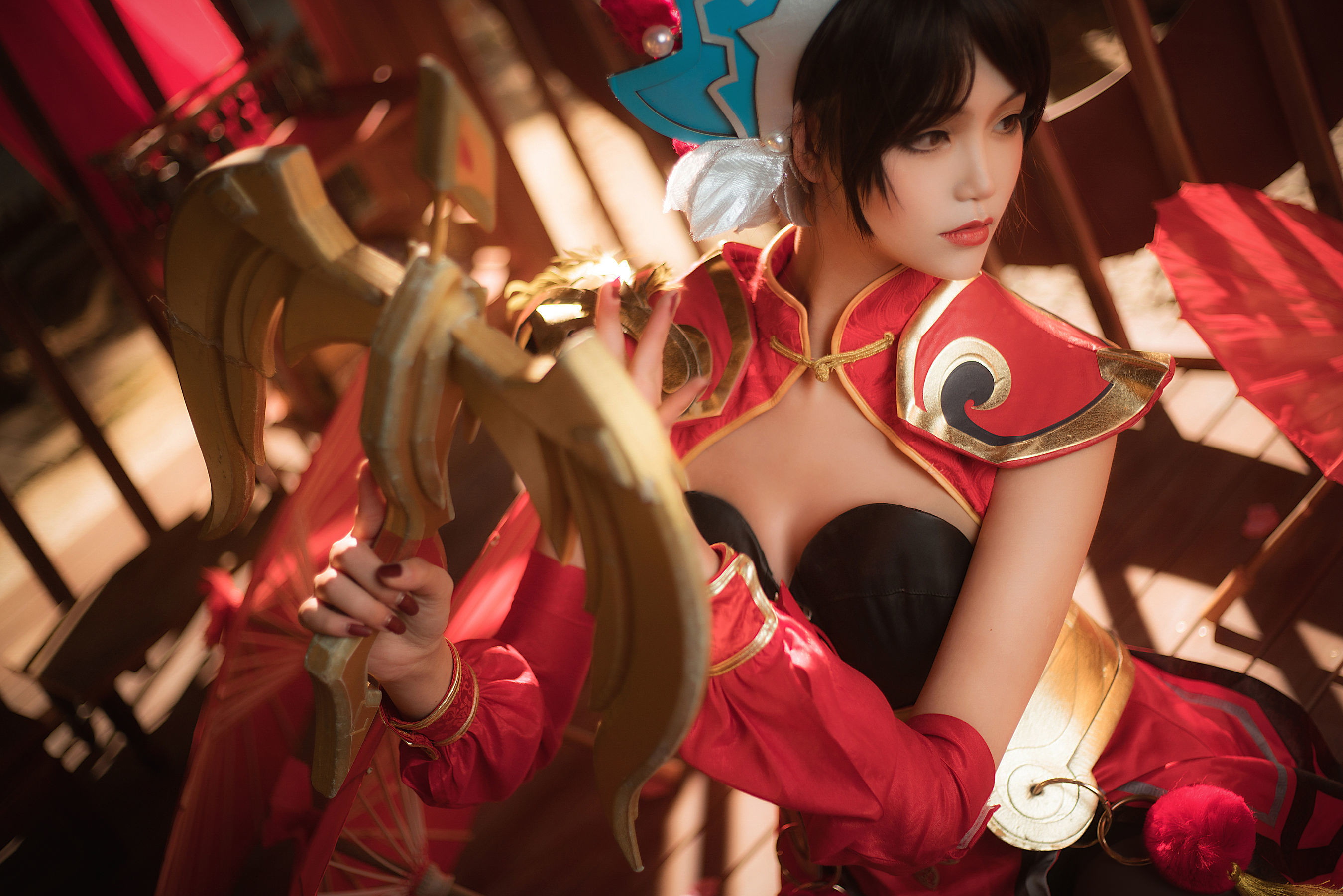 人气coser戚顾儿MIKI 王者荣耀 虞姬 [11P]插图7