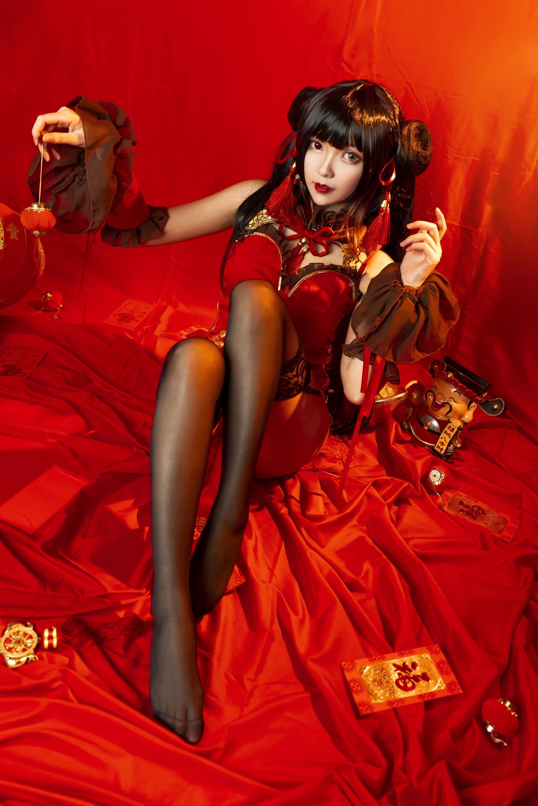 Coser小姐姐妍子坚不可摧 狂三新年 [15P]插图7
