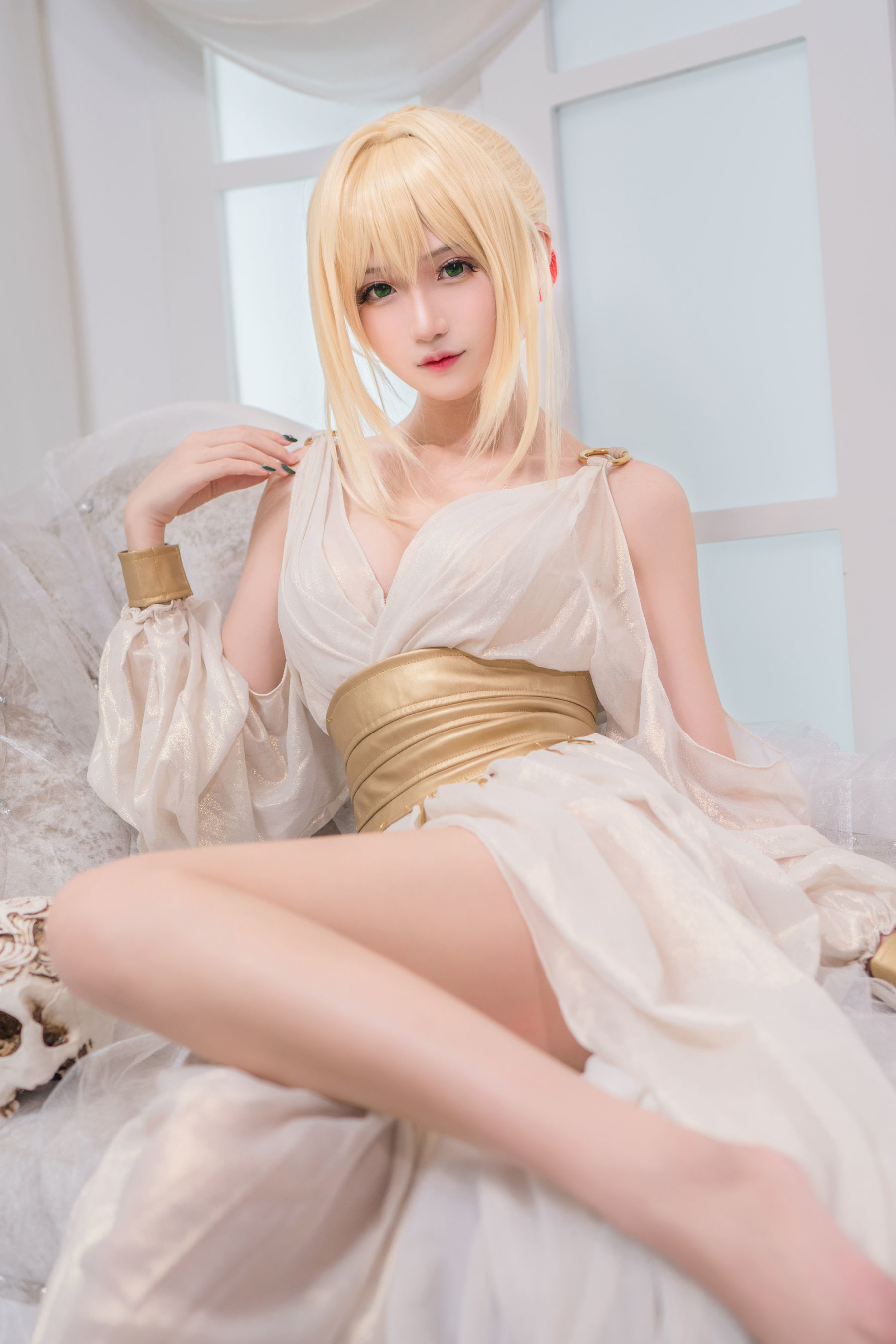 [萝莉COS] 腐团儿Ikaros – 玛修+尼禄 [9P]插图4