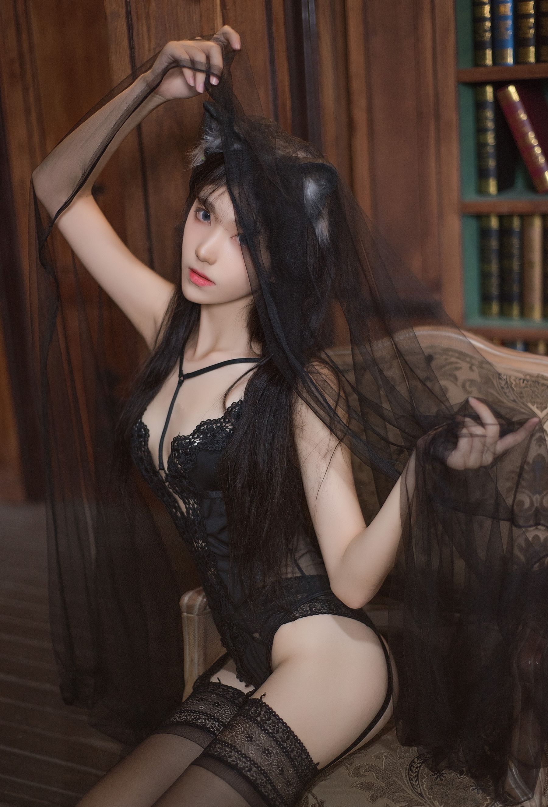 动漫博主南桃Momoko – 黑内衣 [18P]插图7