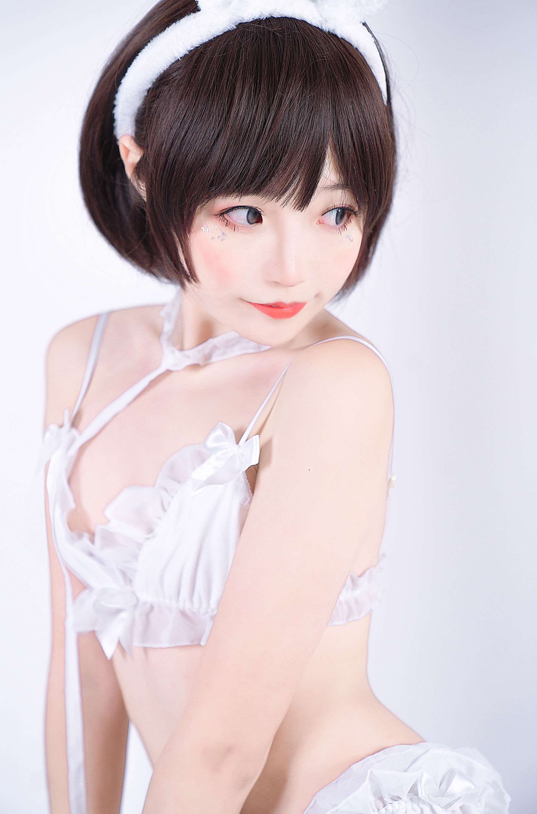 薄墨锦狐&三笑 黑白兔子私房百合 [32P]插图2