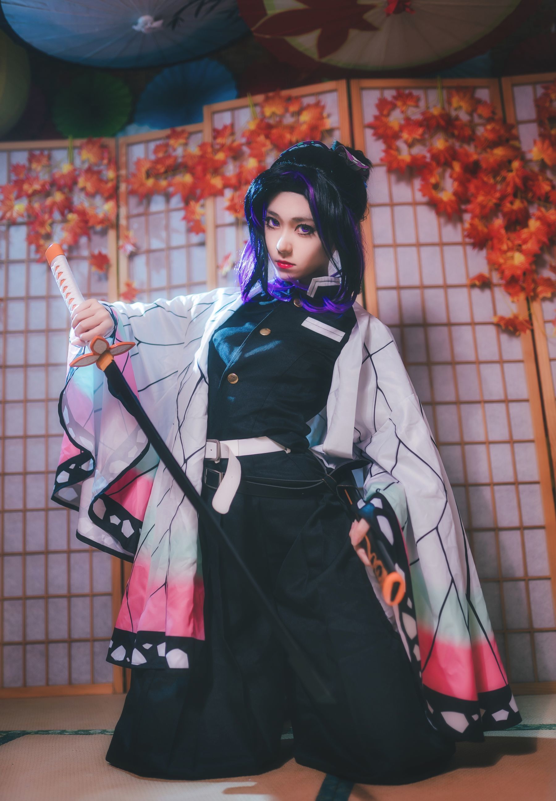动漫博主南桃Momoko – 蝴蝶忍队服 [14P]插图2