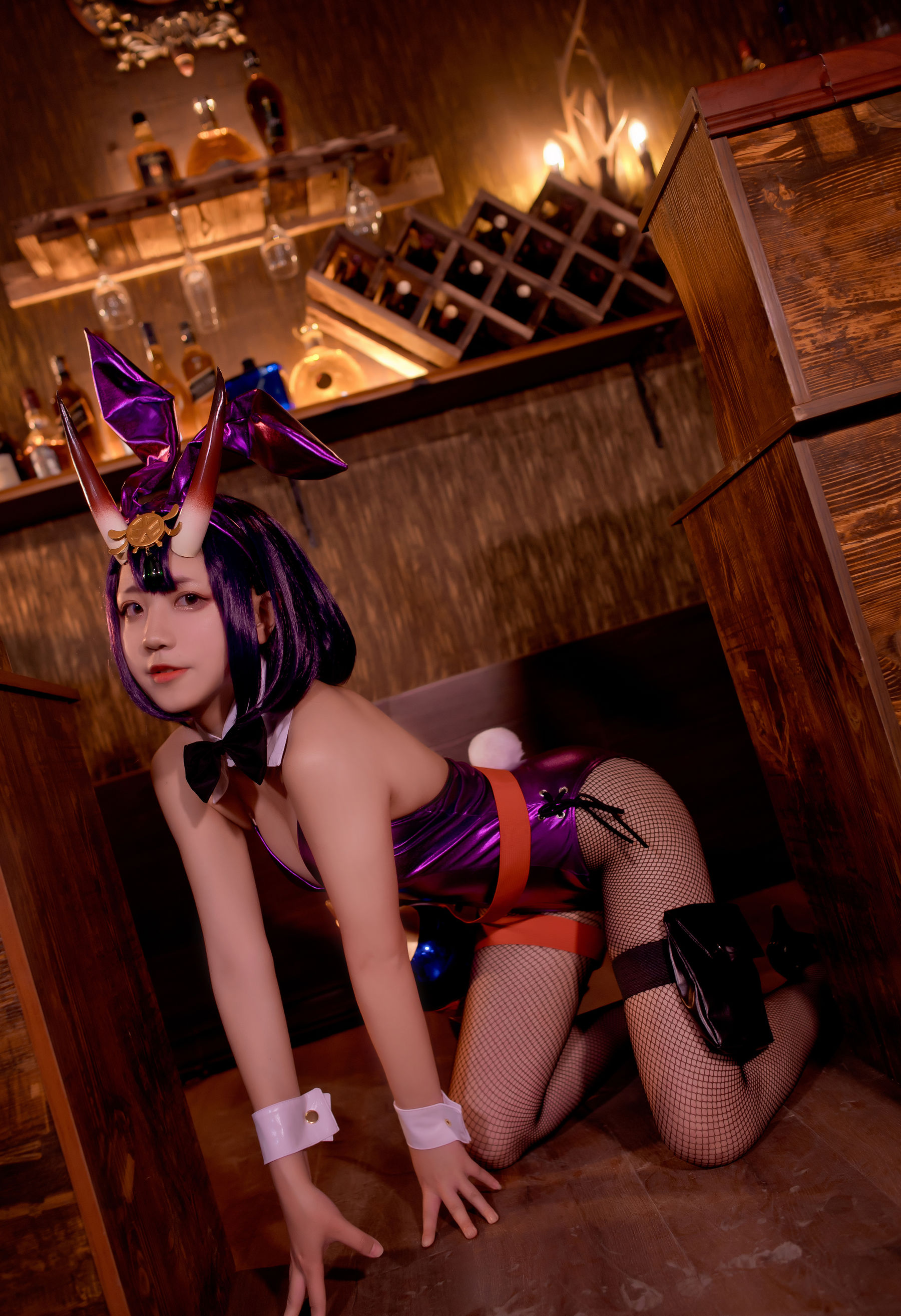 微博萌妹蓝小沂KiKi – 酒吞童子 [7P]插图5
