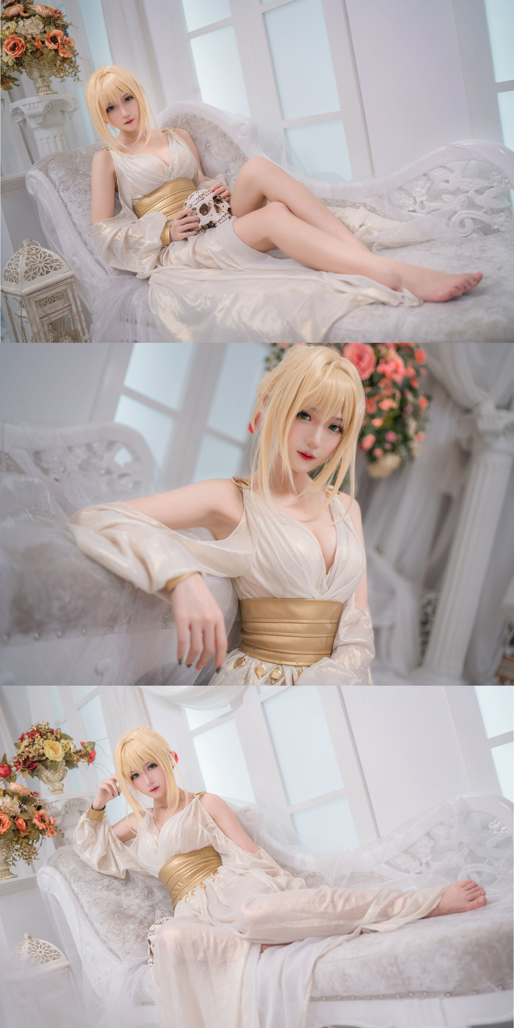 [萝莉COS] 腐团儿Ikaros – 玛修+尼禄 [9P]插图7