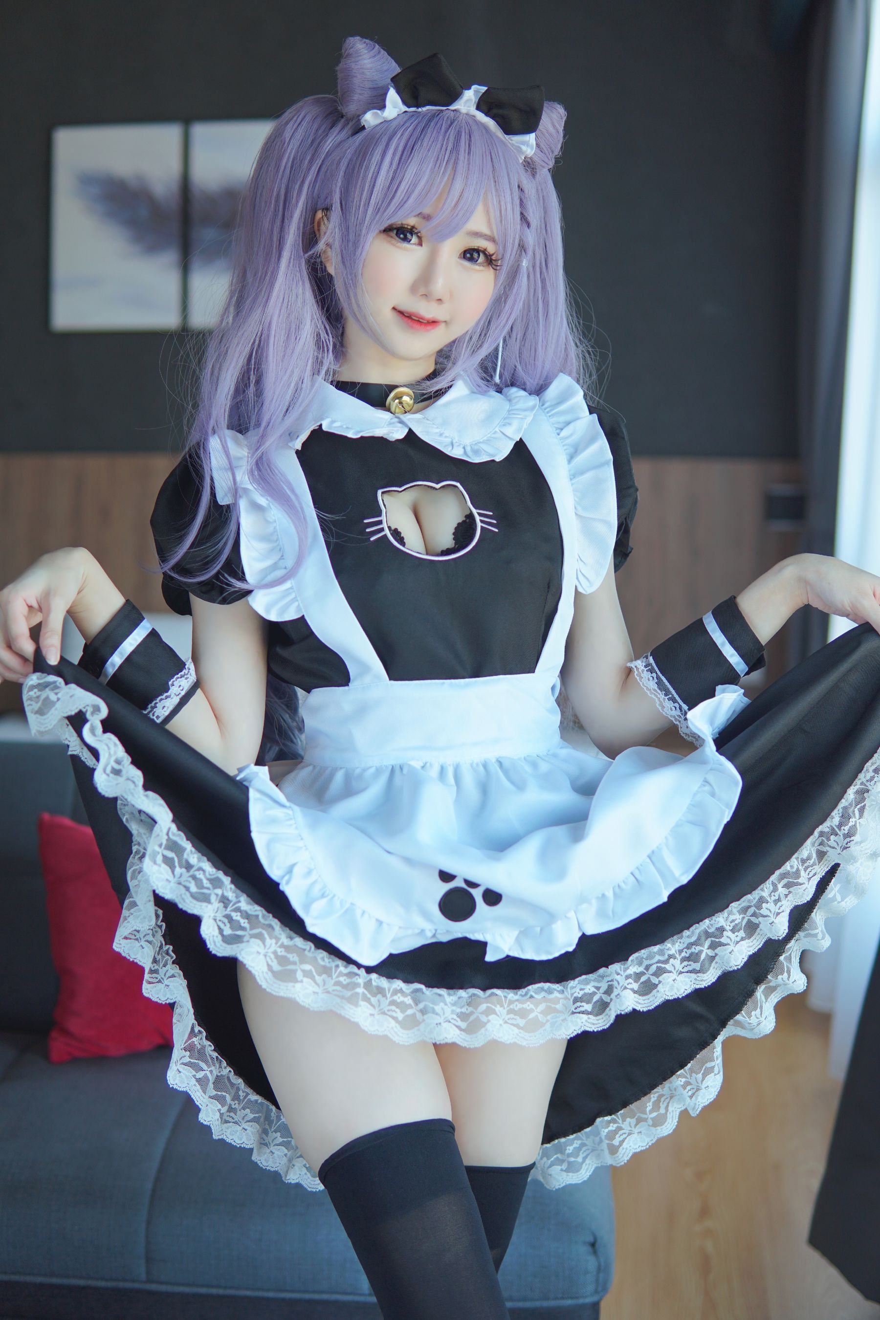 Sally Dorasnow – Keqing Maid [52P]-美图馆