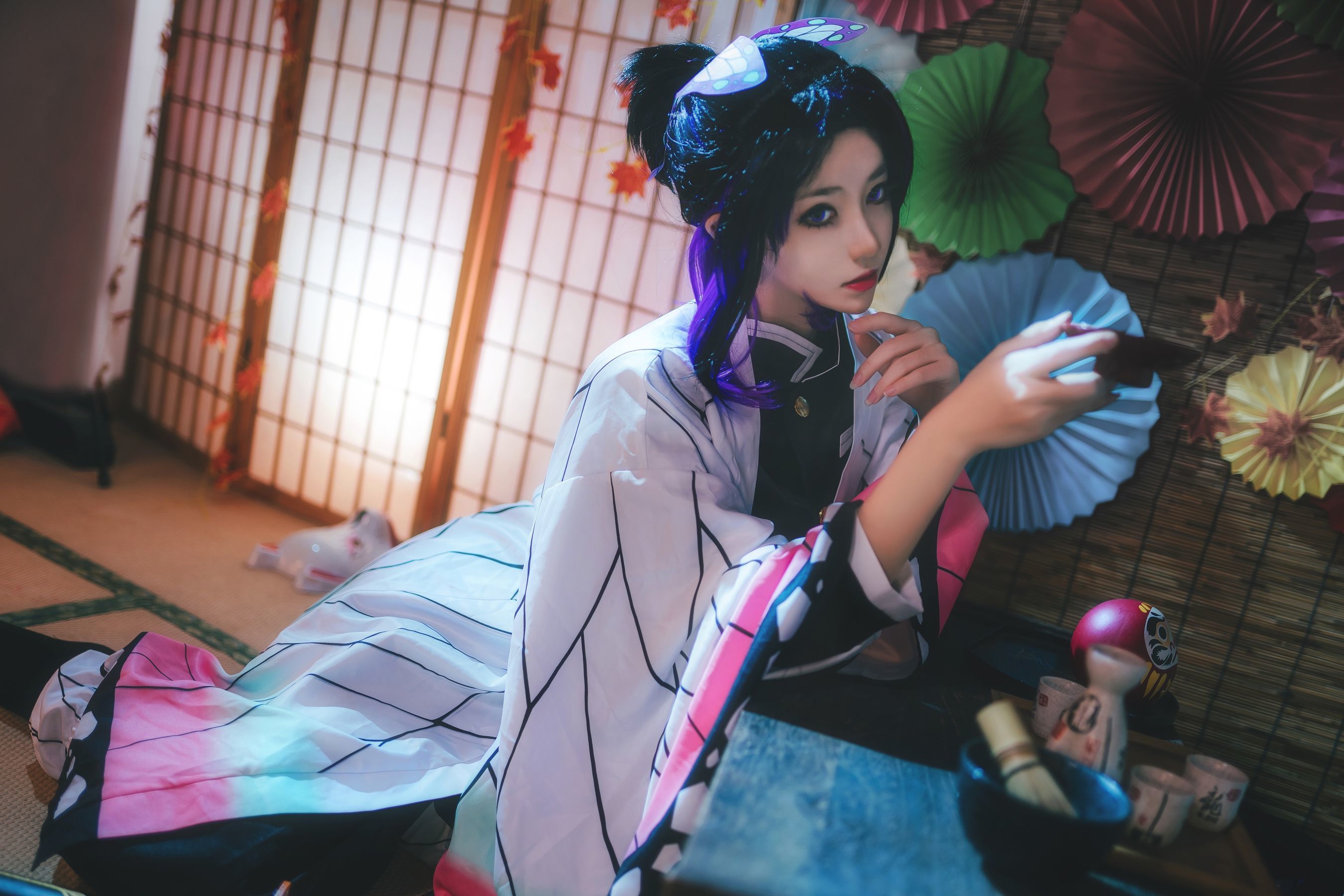 动漫博主南桃Momoko – 蝴蝶忍队服 [14P]插图7