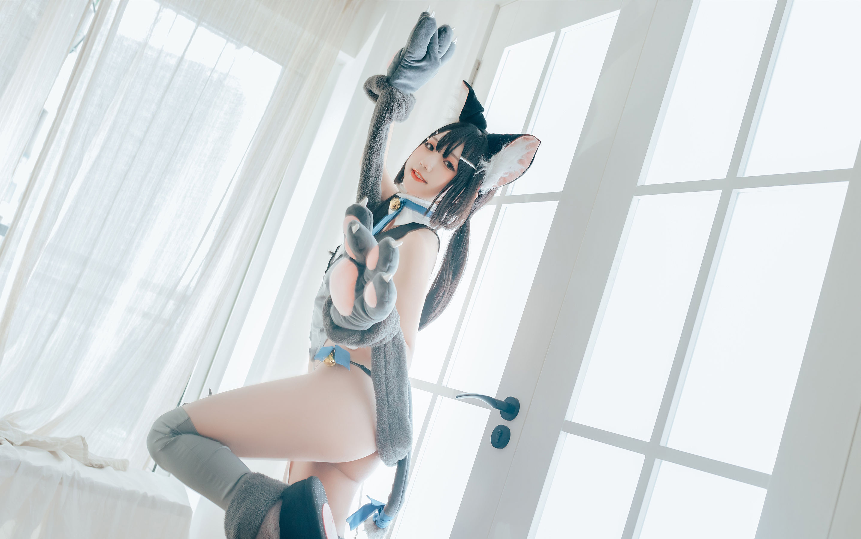 微博萌妹蓝小沂KiKi – 猫娘 [7P]插图3