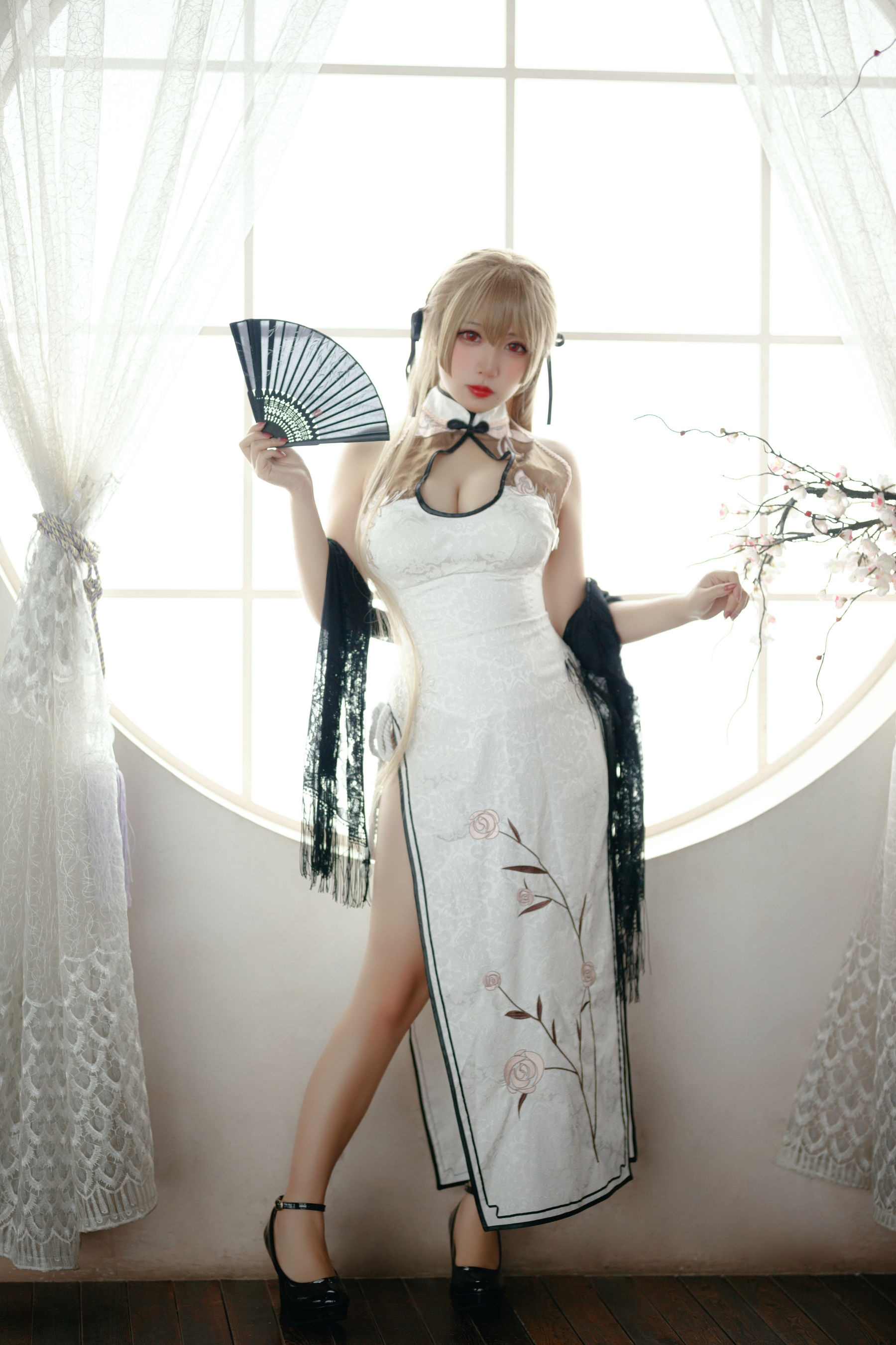 动漫博主貓田聖奈奈(桃之啾啾) – 白玉佳人 [25P]插图7