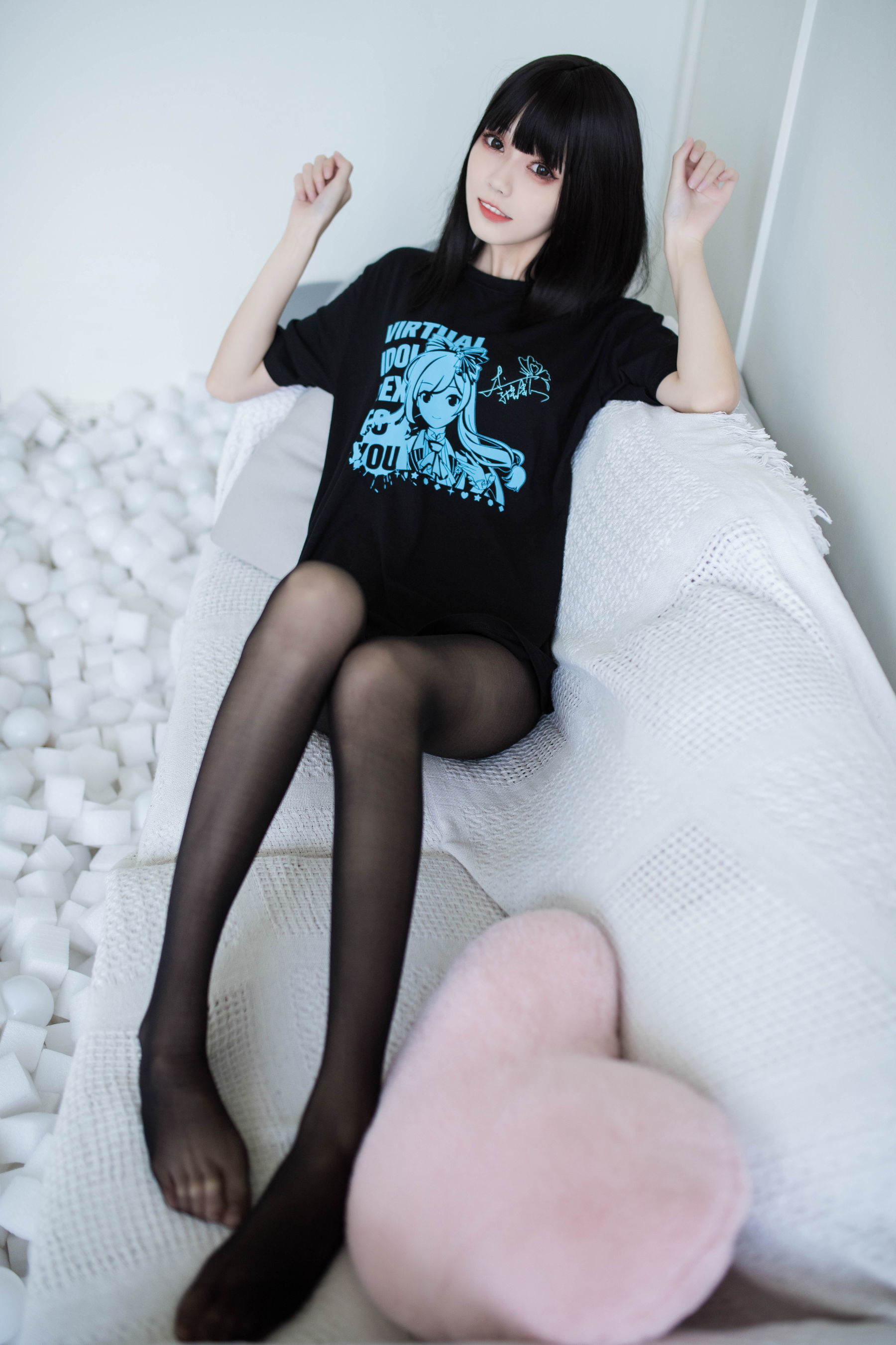[萝莉COS] 小妖精你的负卿 – 居家私服+穹妹女仆 [17P]插图2