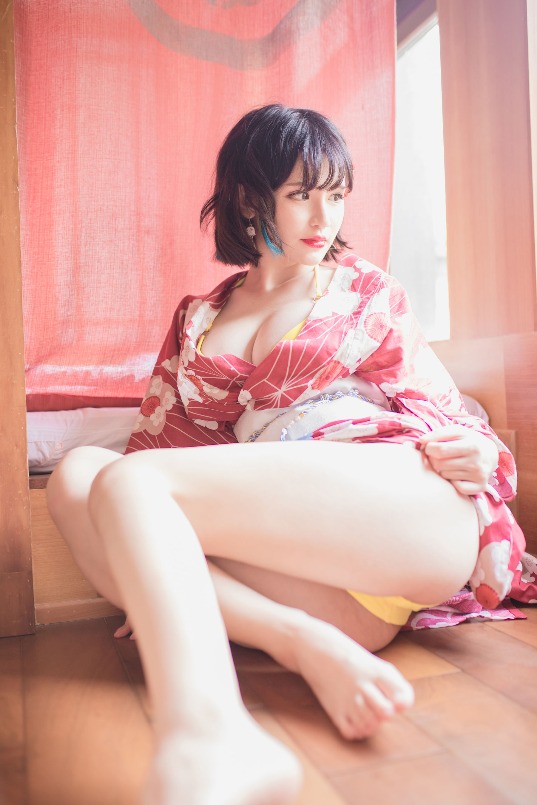 [萝莉COS] Yoko宅夏《妹汤物语(和服)》 [53P]插图6