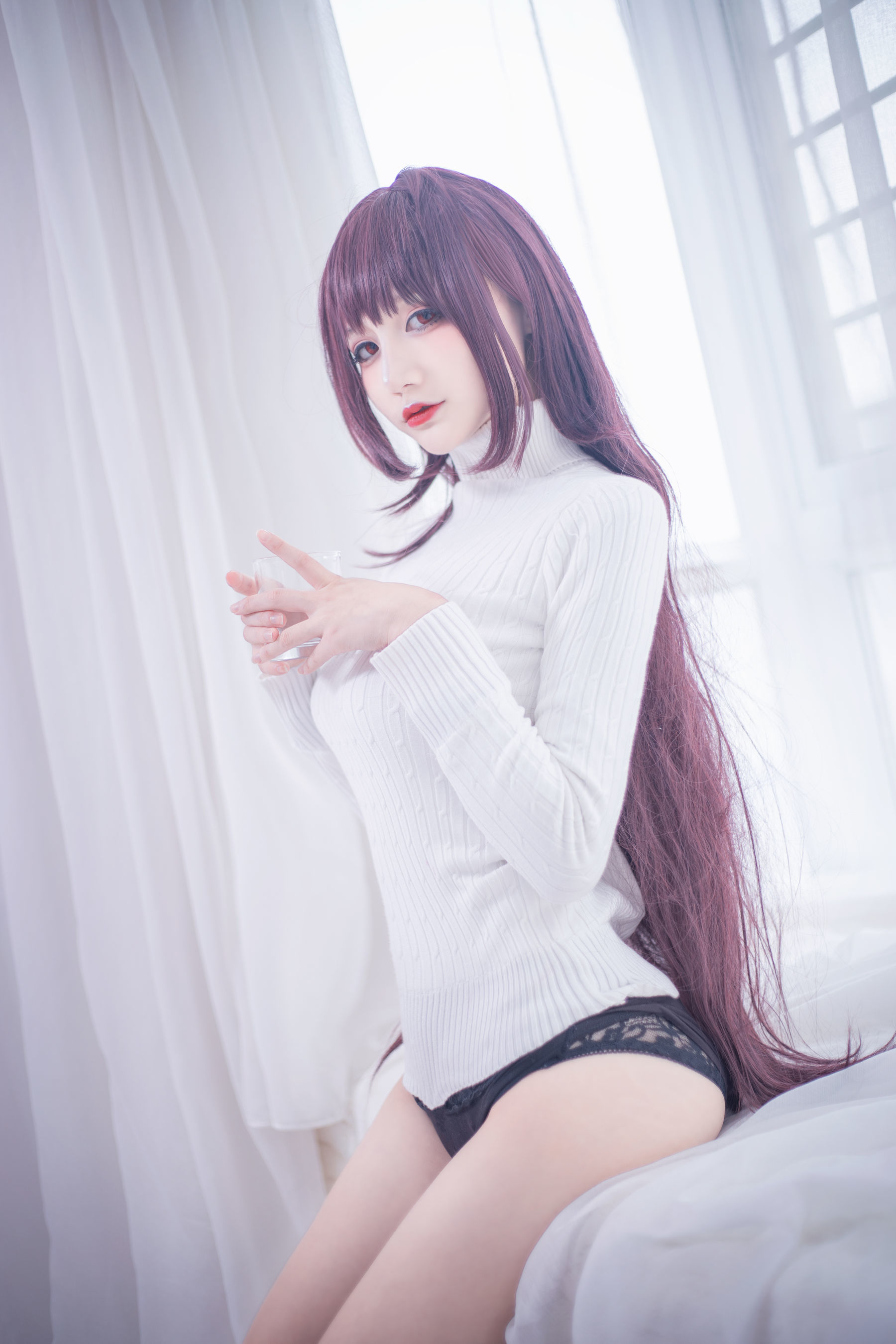 COS妹子仙九Airi – 斯卡哈毛衣 [21P]插图7