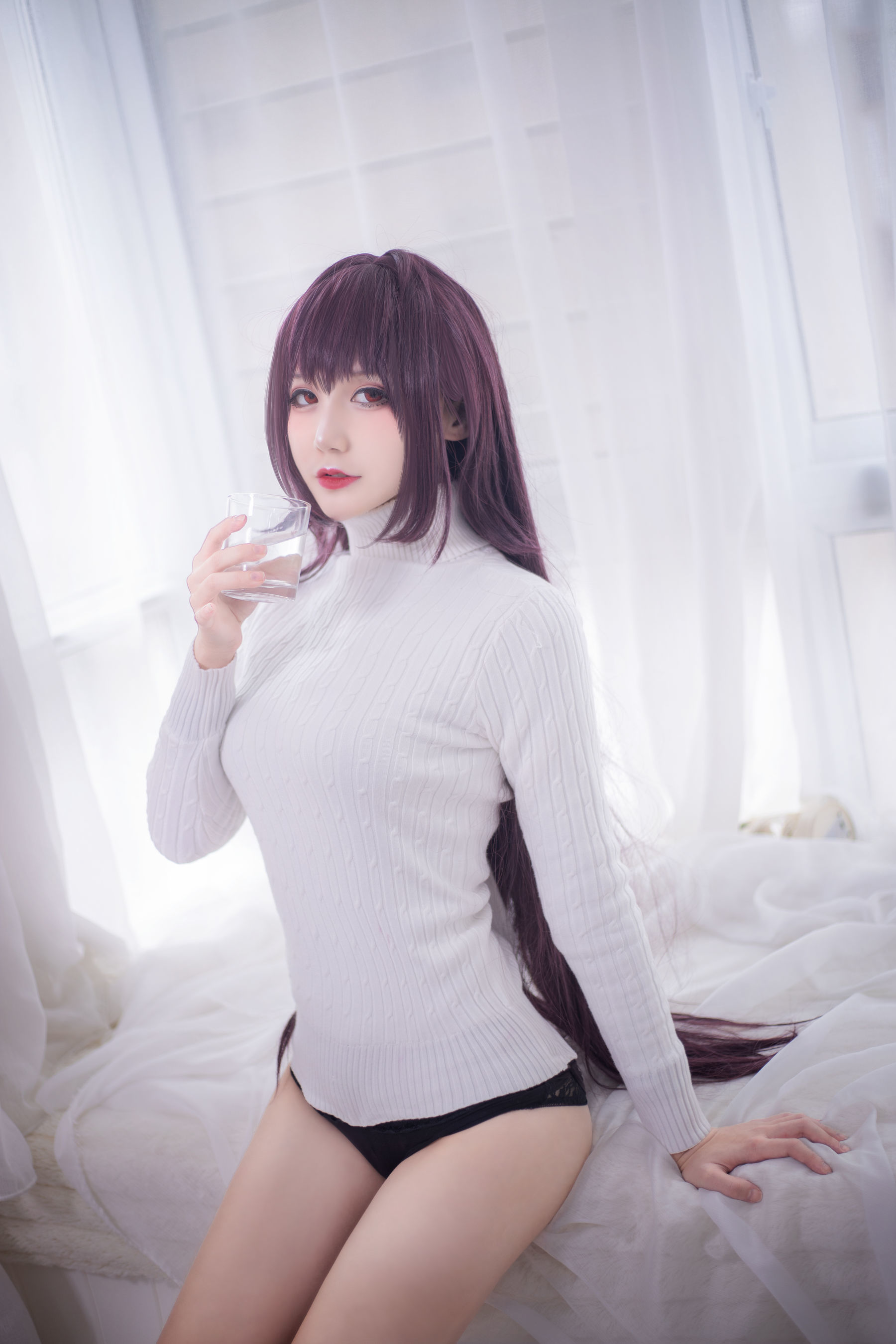 COS妹子仙九Airi – 斯卡哈毛衣 [21P]插图5