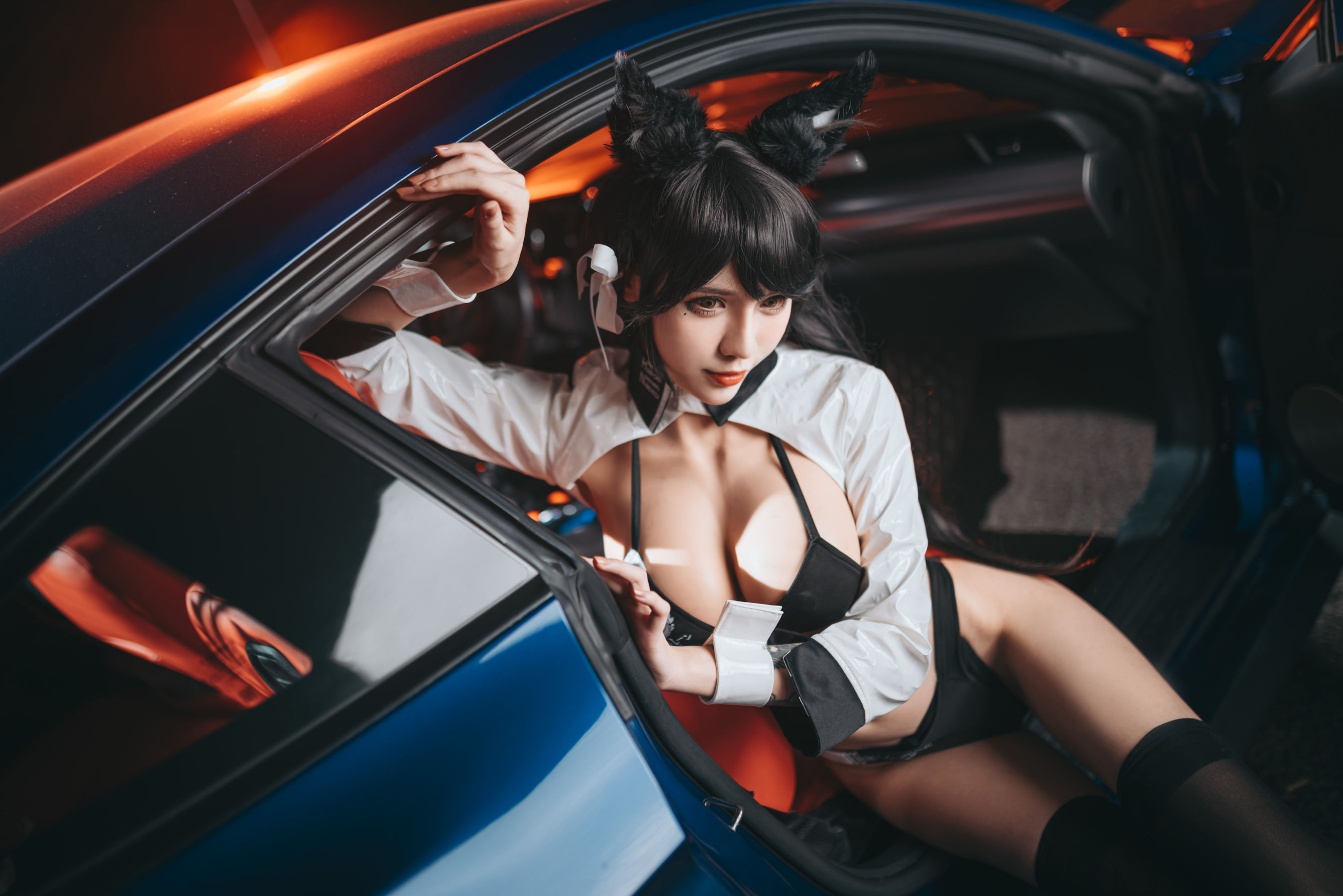 [Cosplay写真] 动漫博主一只冉呐 – 爱宕赛车 [21P]插图4