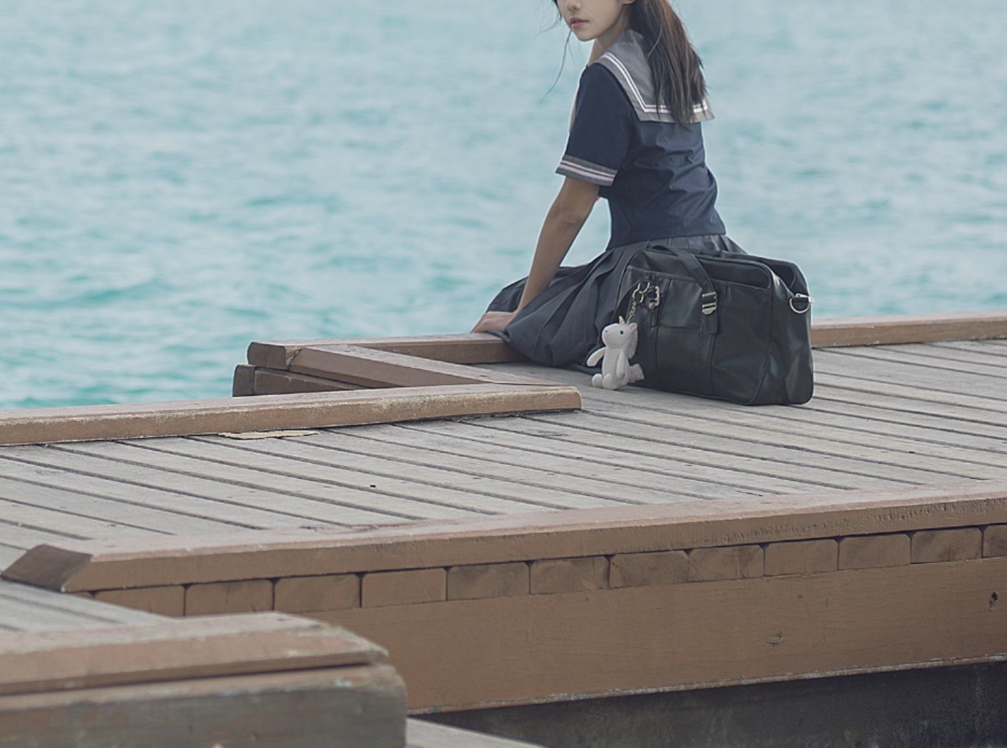 动漫博主南桃Momoko – 蓝jk [12P]插图5