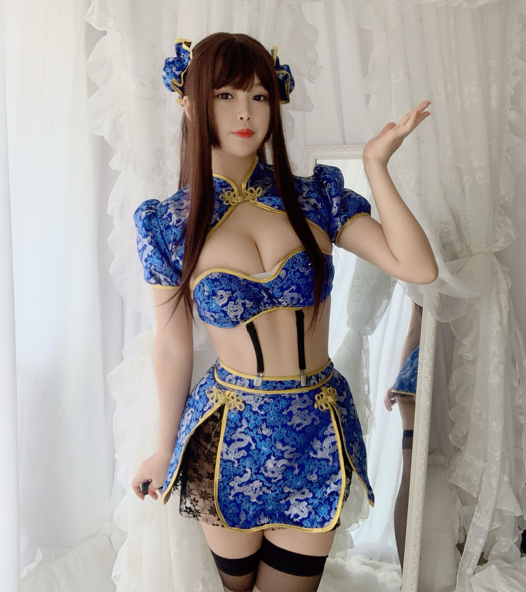 [Cosplay写真] 萌系小姐姐-白烨- – 功夫旗袍 [50P]插图5