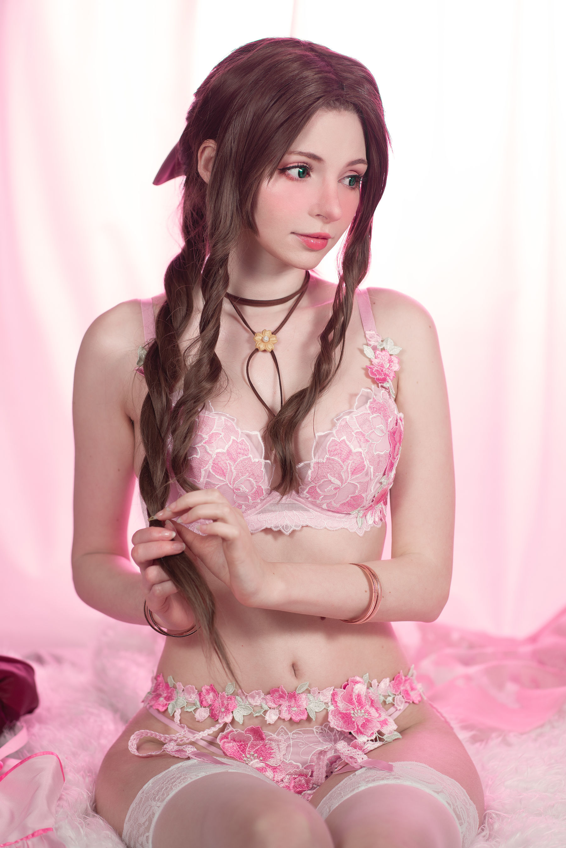 Peach milky – Aerith Lingerie [30P]插图6