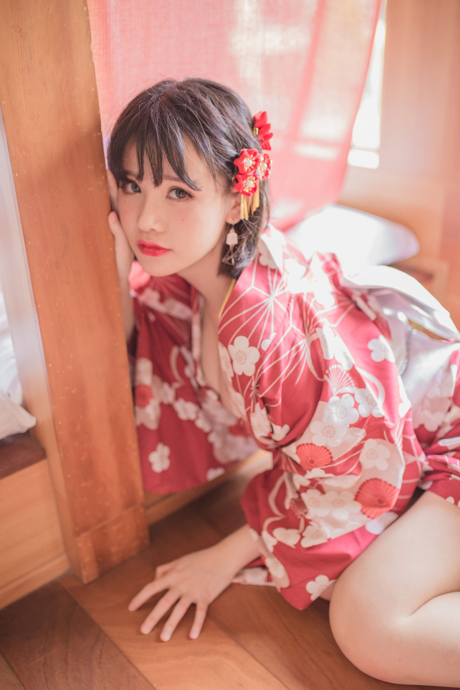 [萝莉COS] Yoko宅夏《妹汤物语(和服)》 [53P]插图4