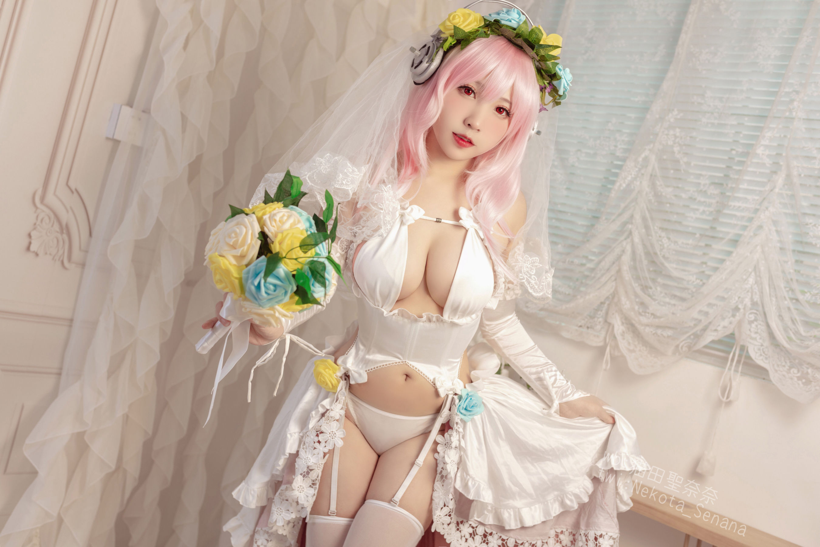动漫博主貓田聖奈奈 – 索尼子十周年花嫁 [35P]插图6