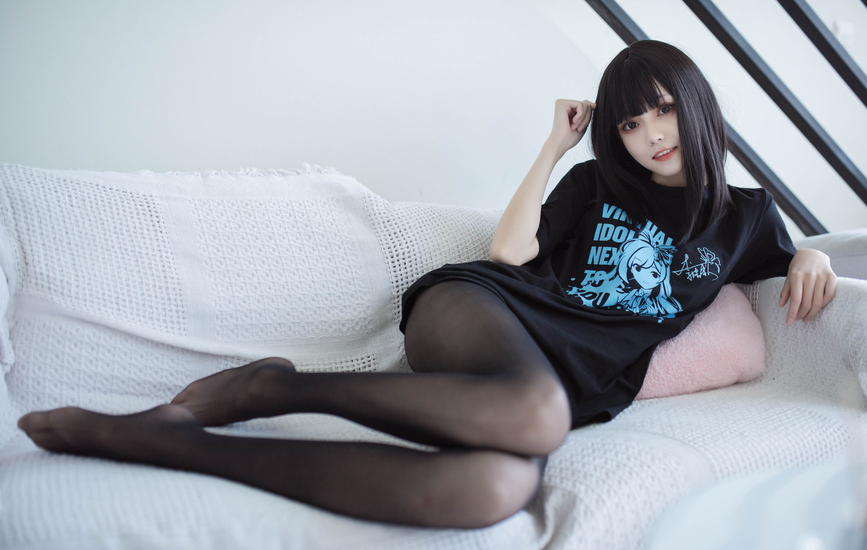 [萝莉COS] 小妖精你的负卿 – 居家私服+穹妹女仆 [17P]插图4