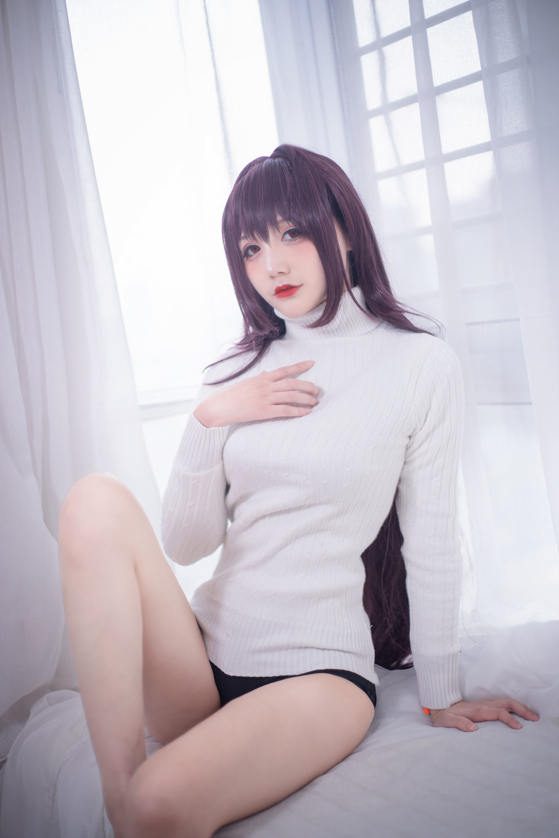 COS妹子仙九Airi – 斯卡哈毛衣 [21P]插图3