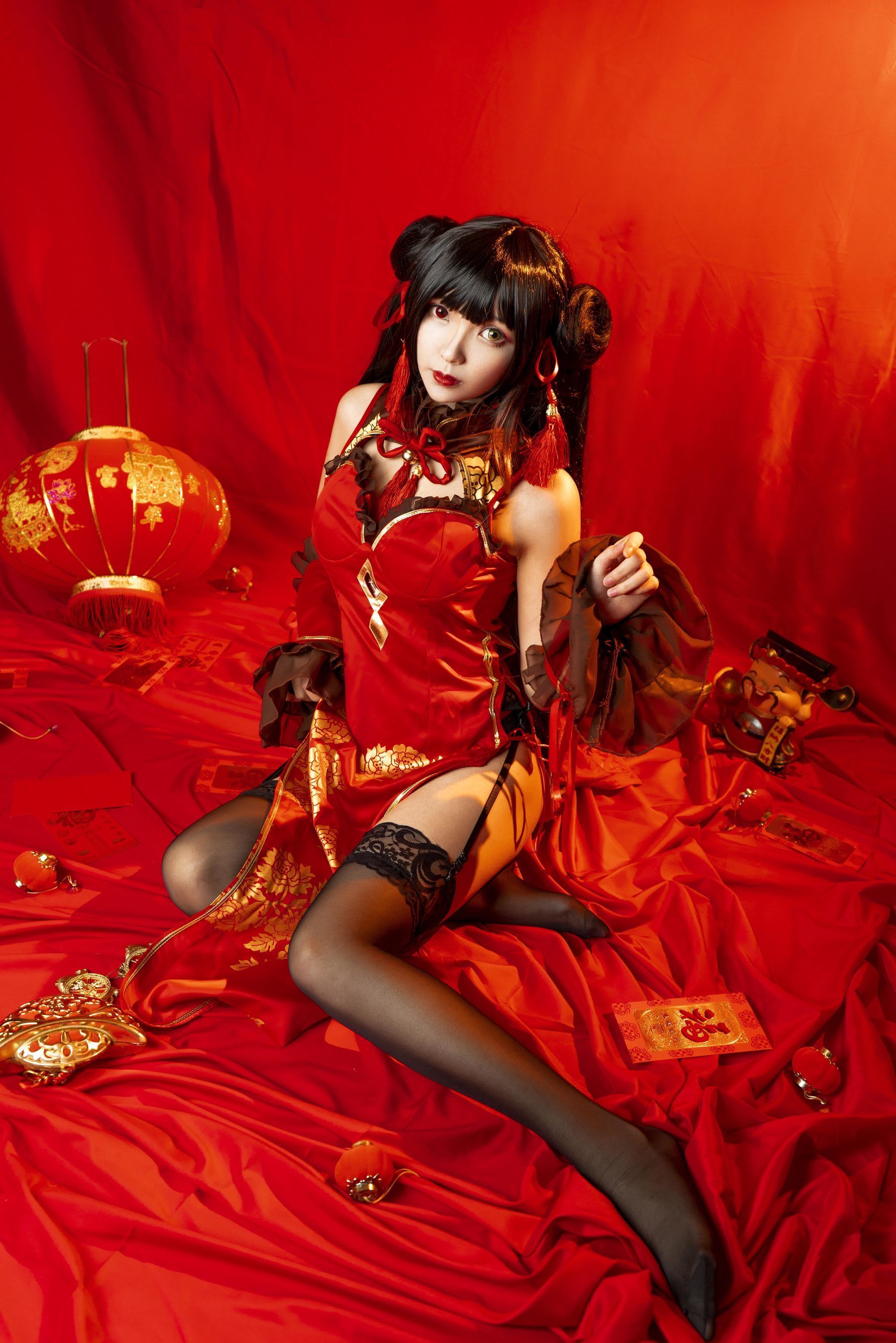 Coser小姐姐妍子坚不可摧 狂三新年 [15P]插图6
