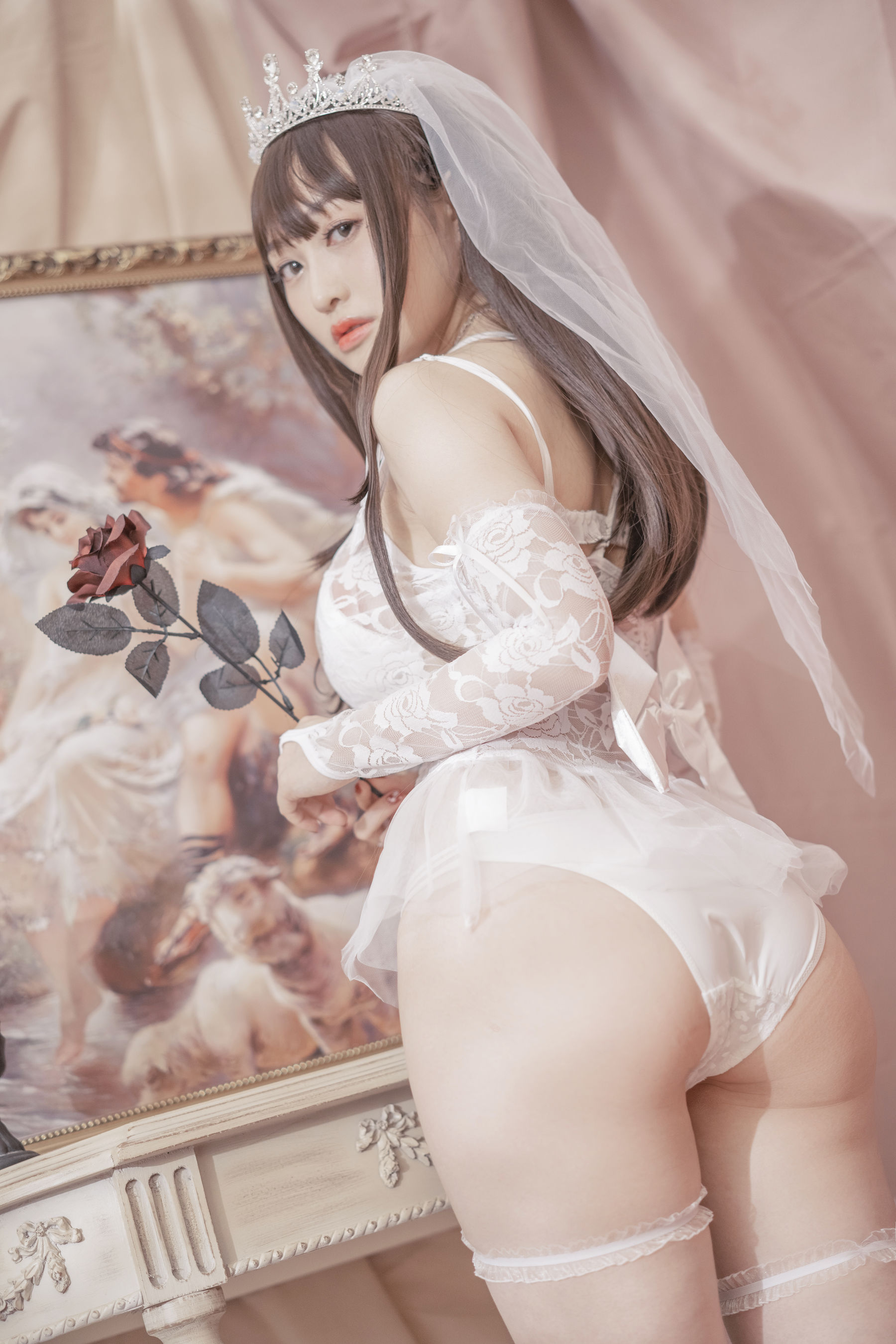 动漫博主脱尾巴Mizuki – 婚纱 [30P]插图6