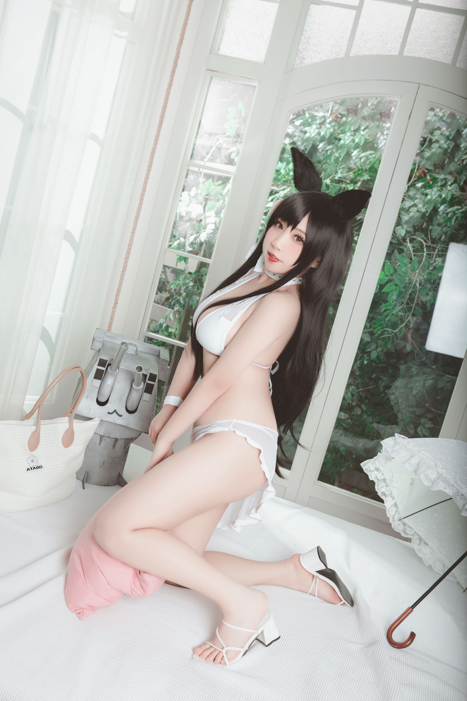 动漫博主貓田聖奈奈 – 爱宕泳装 盛夏进行曲 [25P]插图3