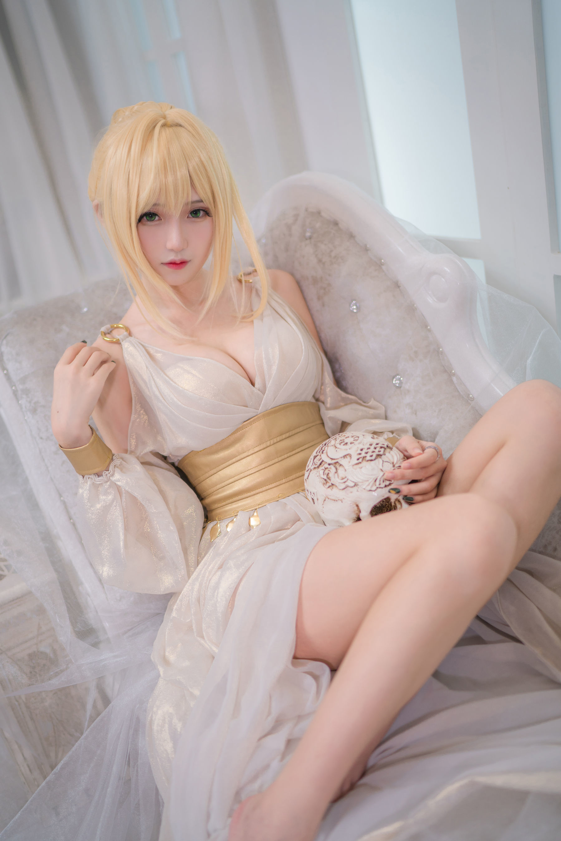 [萝莉COS] 腐团儿Ikaros – 玛修+尼禄 [9P]插图3