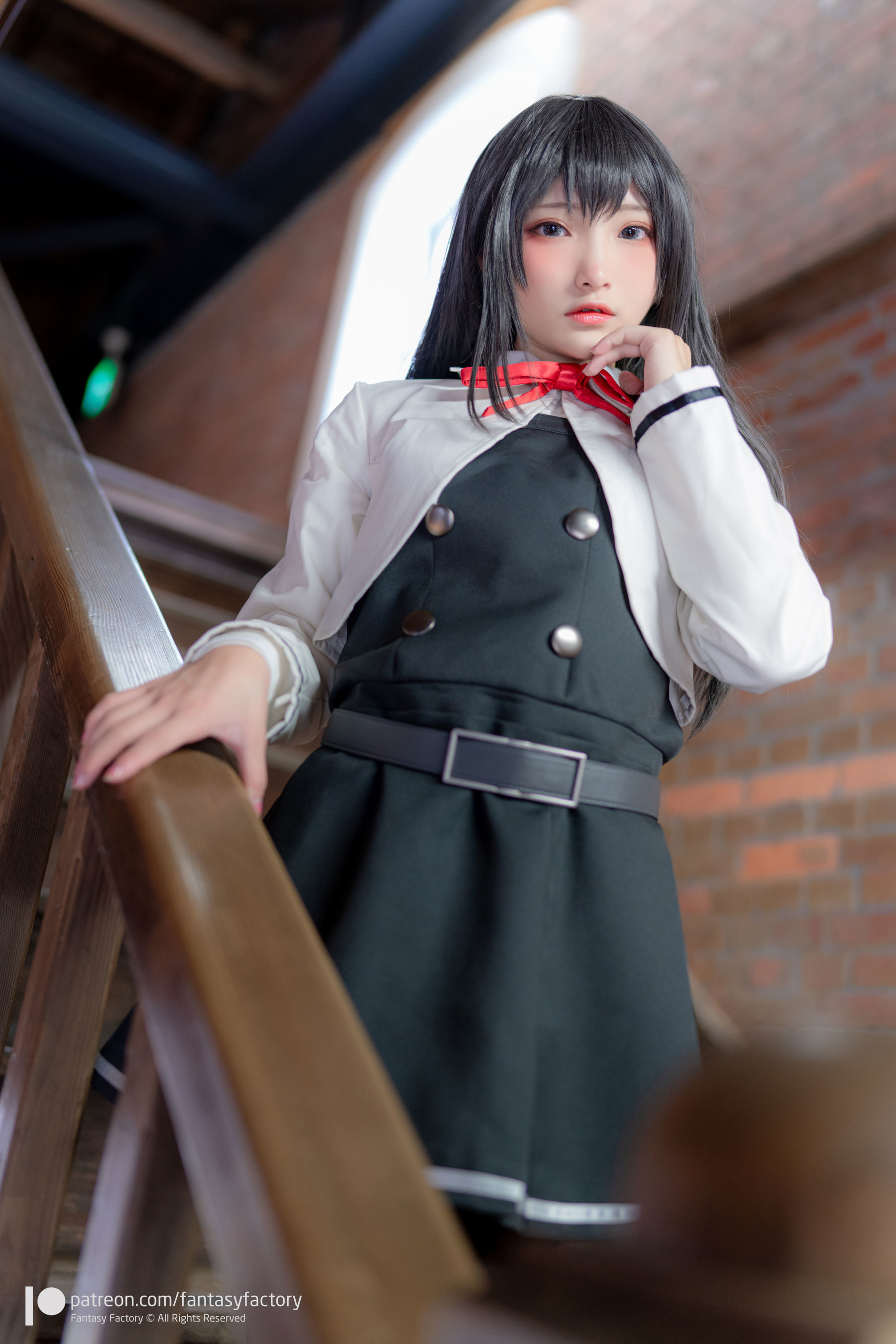 小丁Cosplay 2020.01 [Fantasy Factory] 黑丝 和服 JK [89P]-美图馆