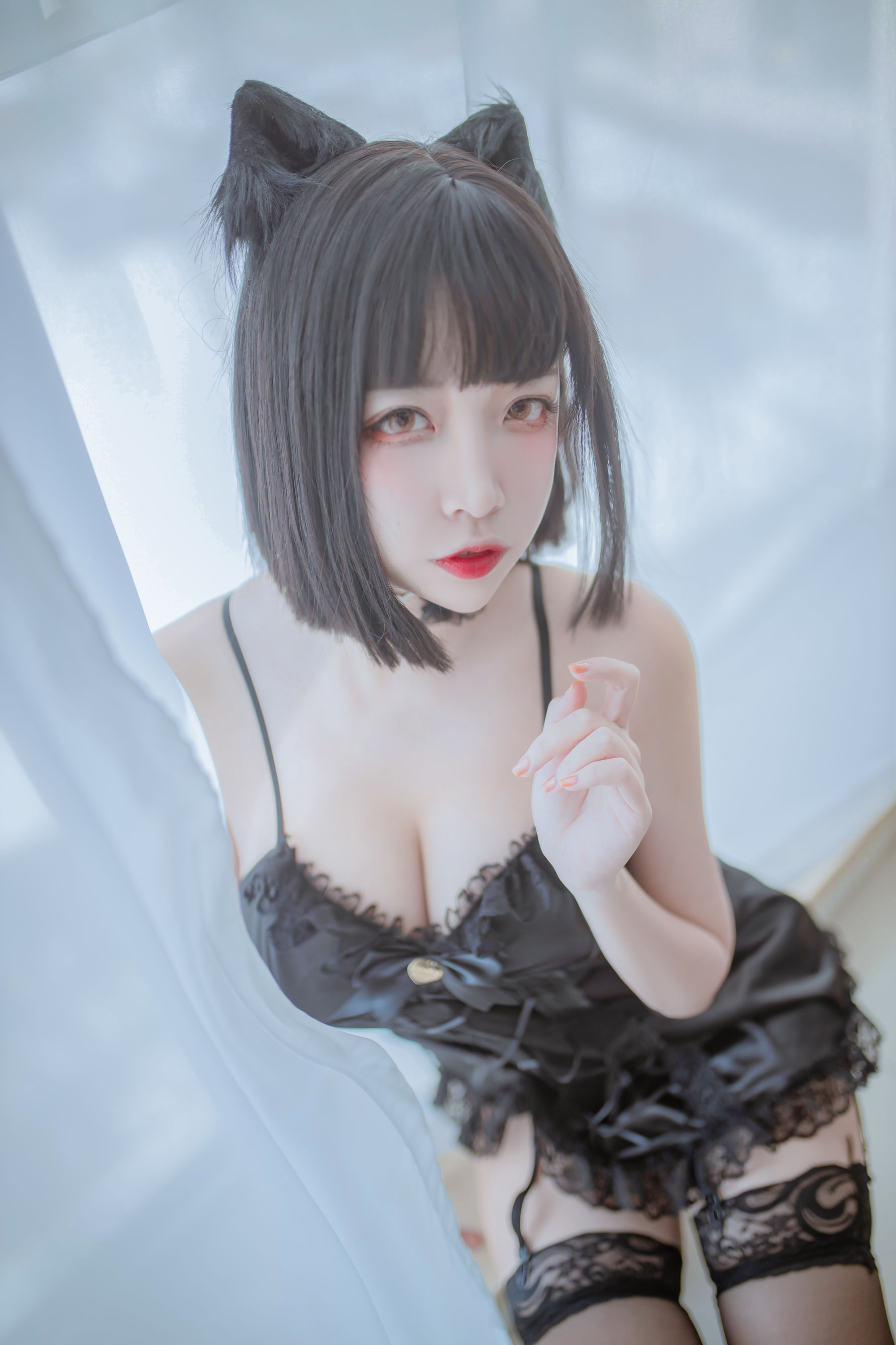 Cosplay日奈娇 私房双人猫耳 [43P]-美图馆