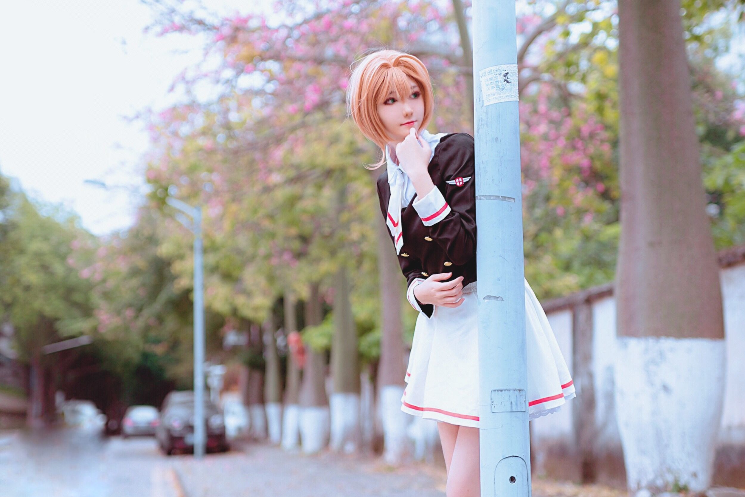 动漫博主南桃Momoko – 木之本樱制服 [9P]插图2
