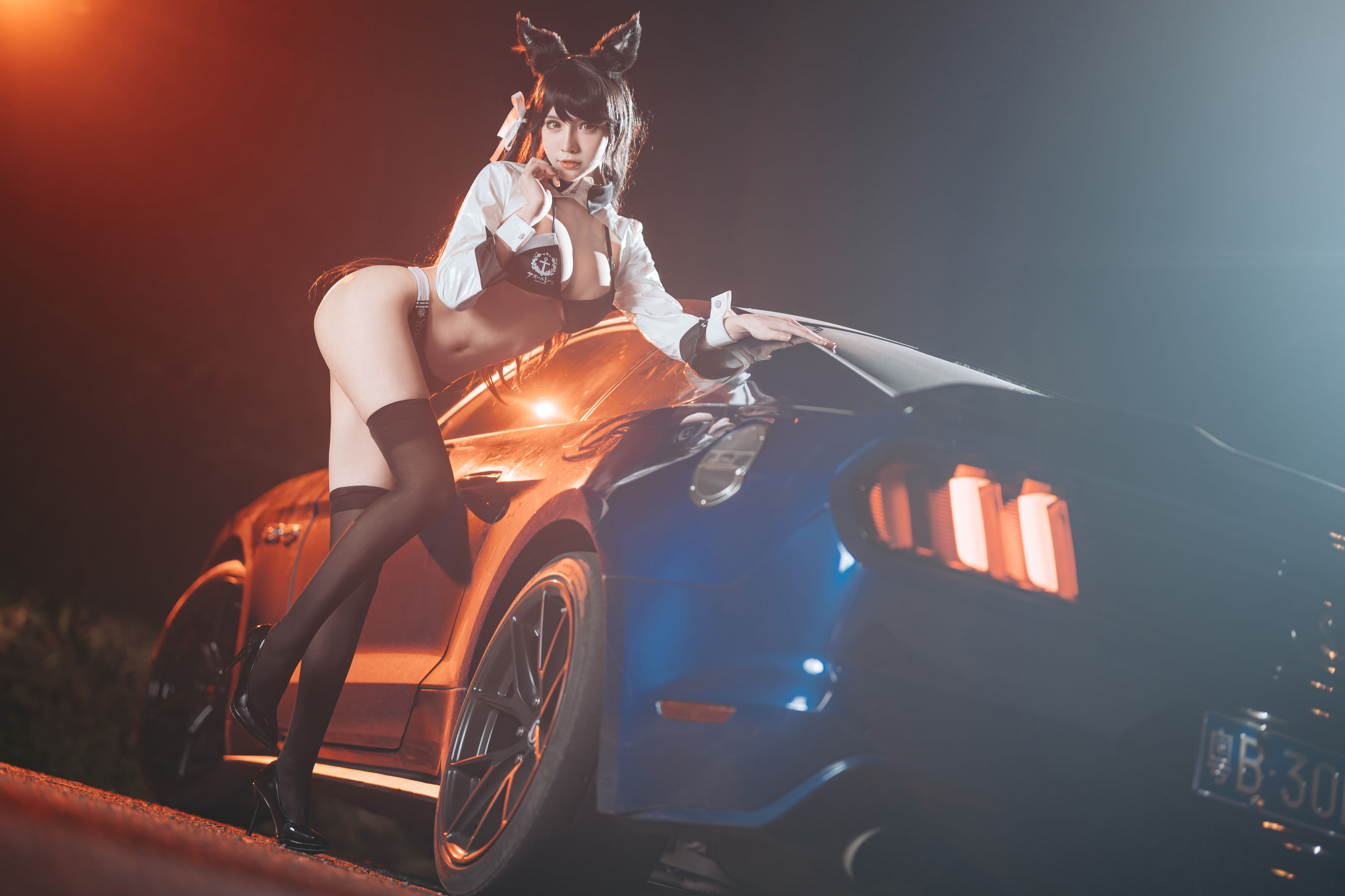 [Cosplay写真] 动漫博主一只冉呐 – 爱宕赛车 [21P]插图5