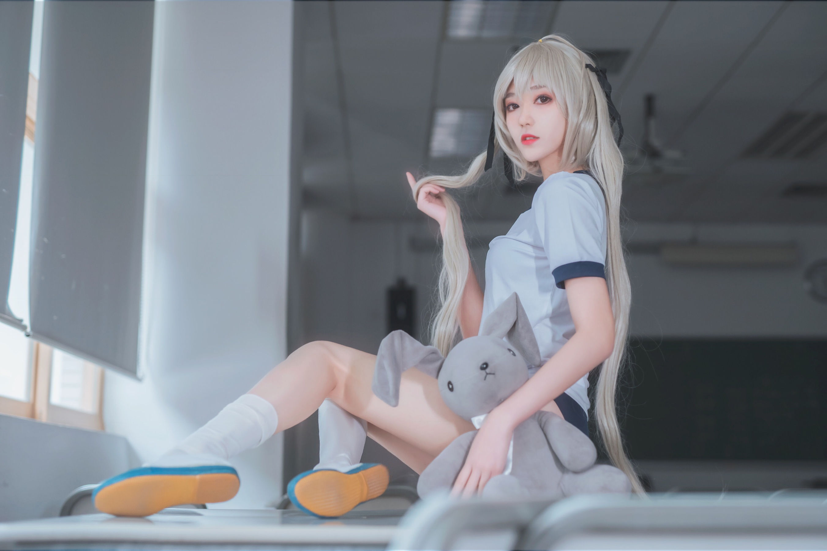 动漫博主南桃Momoko 春日野穹体操服 [28P]插图6