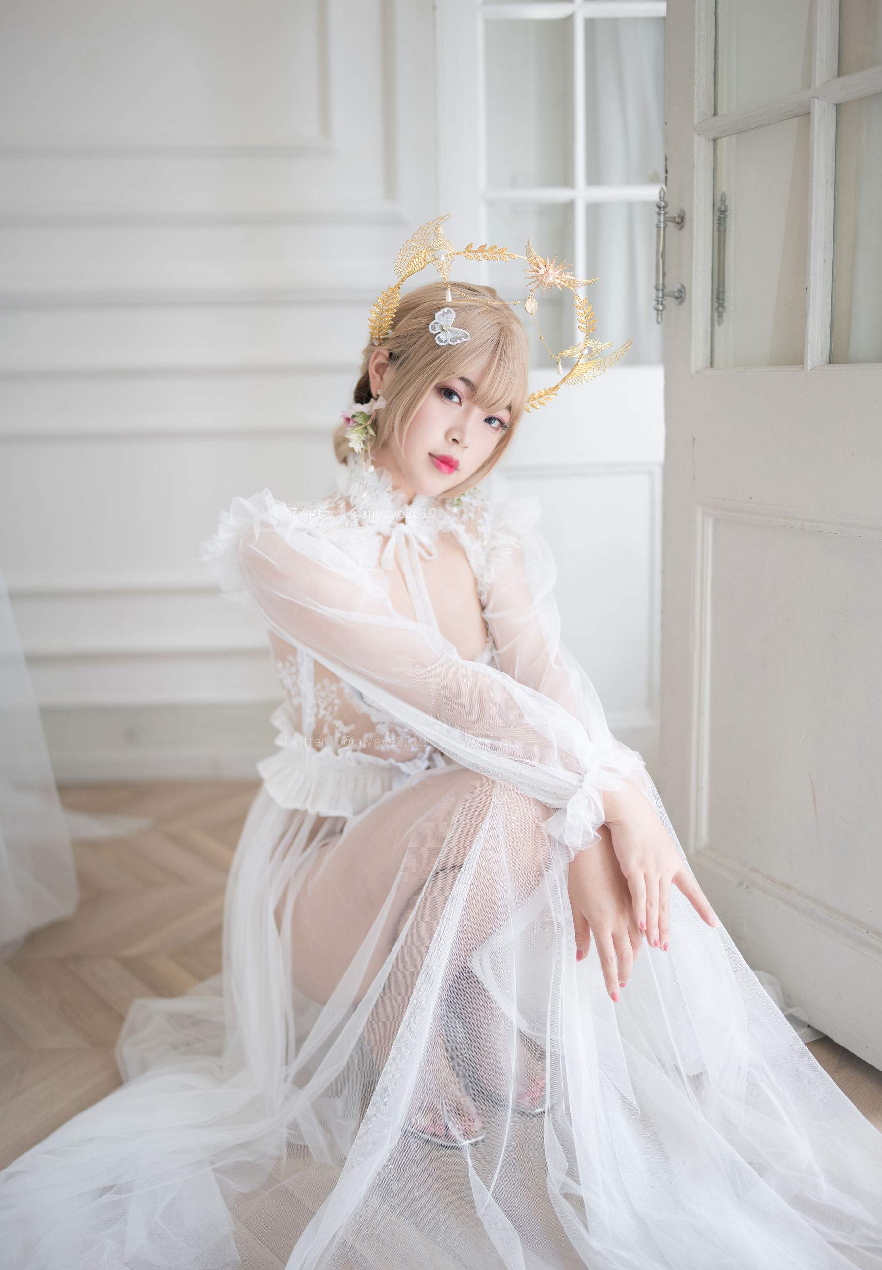 萌系小姐姐-白烨- – 珍珠花嫁 [66P]插图3