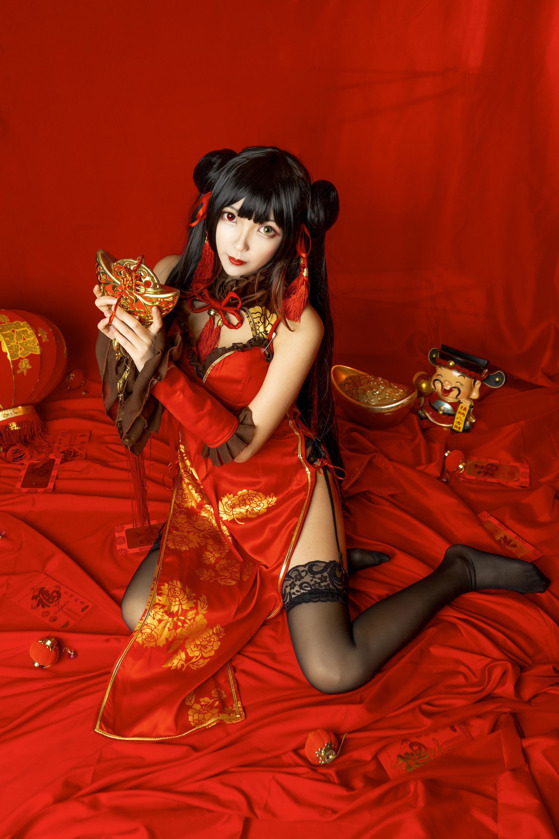 Coser小姐姐妍子坚不可摧 狂三新年 [15P]插图3
