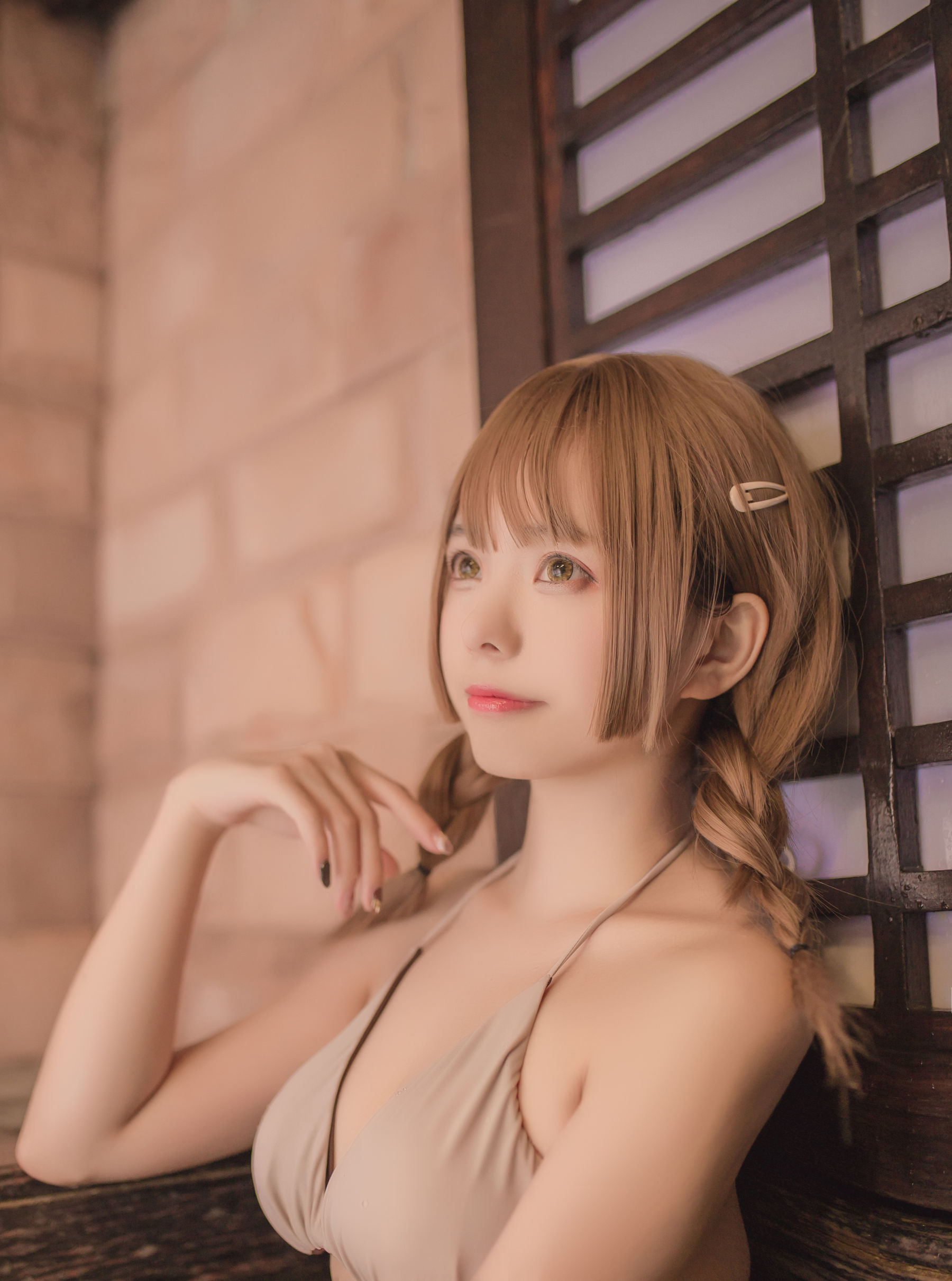 [萝莉COS] Yoko宅夏《妹汤物语(泳装)》 [55P]插图7