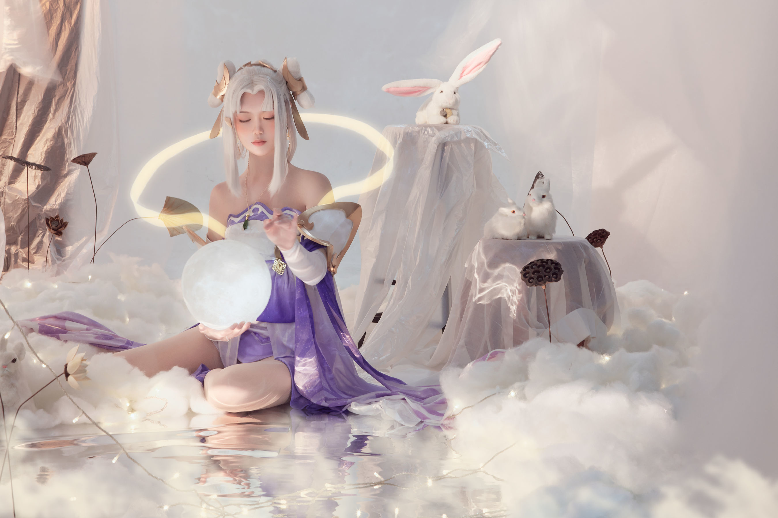 人气coser戚顾儿MIKI 王者荣耀 嫦娥 [22P]插图6