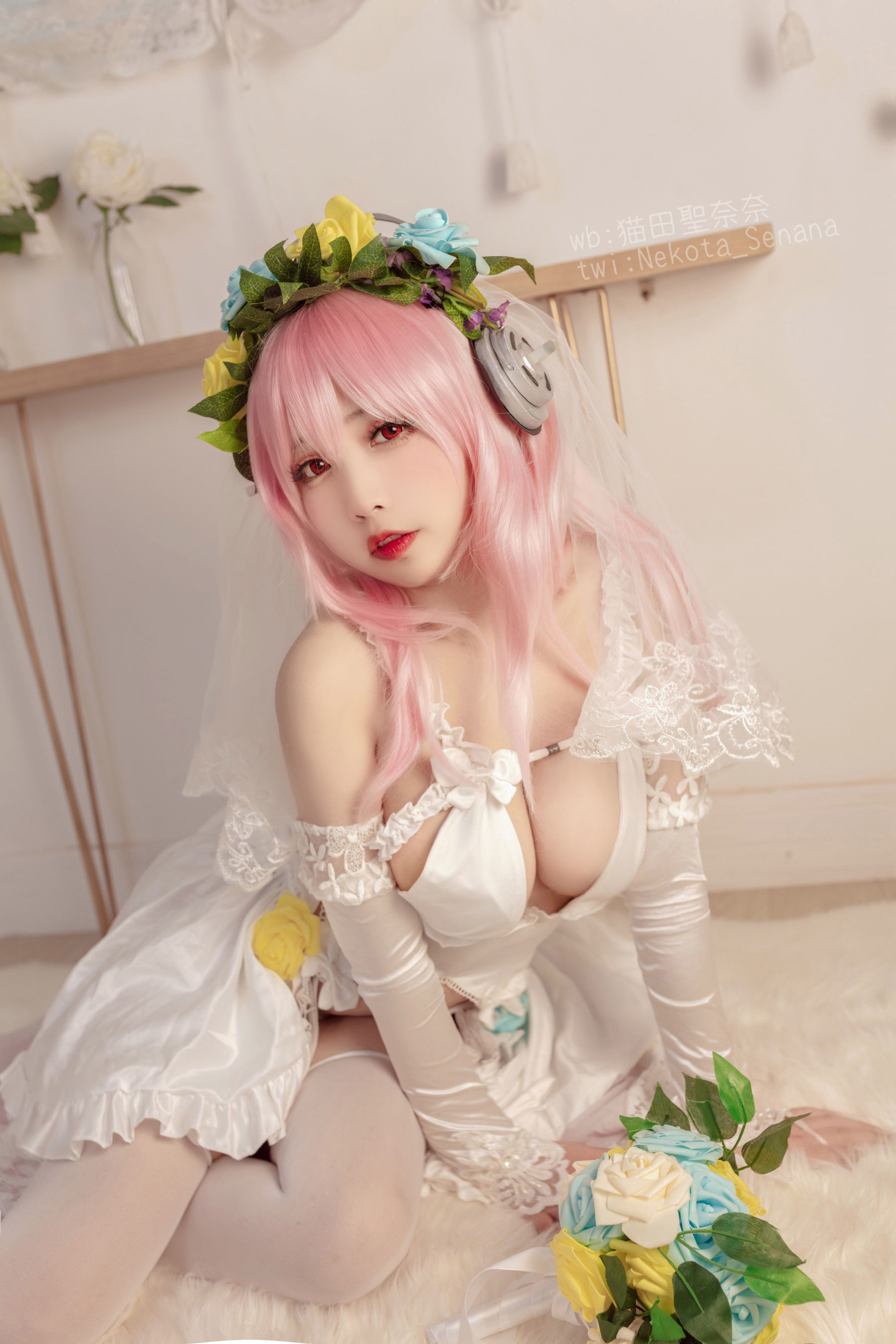 动漫博主貓田聖奈奈 – 索尼子十周年花嫁 [35P]插图4