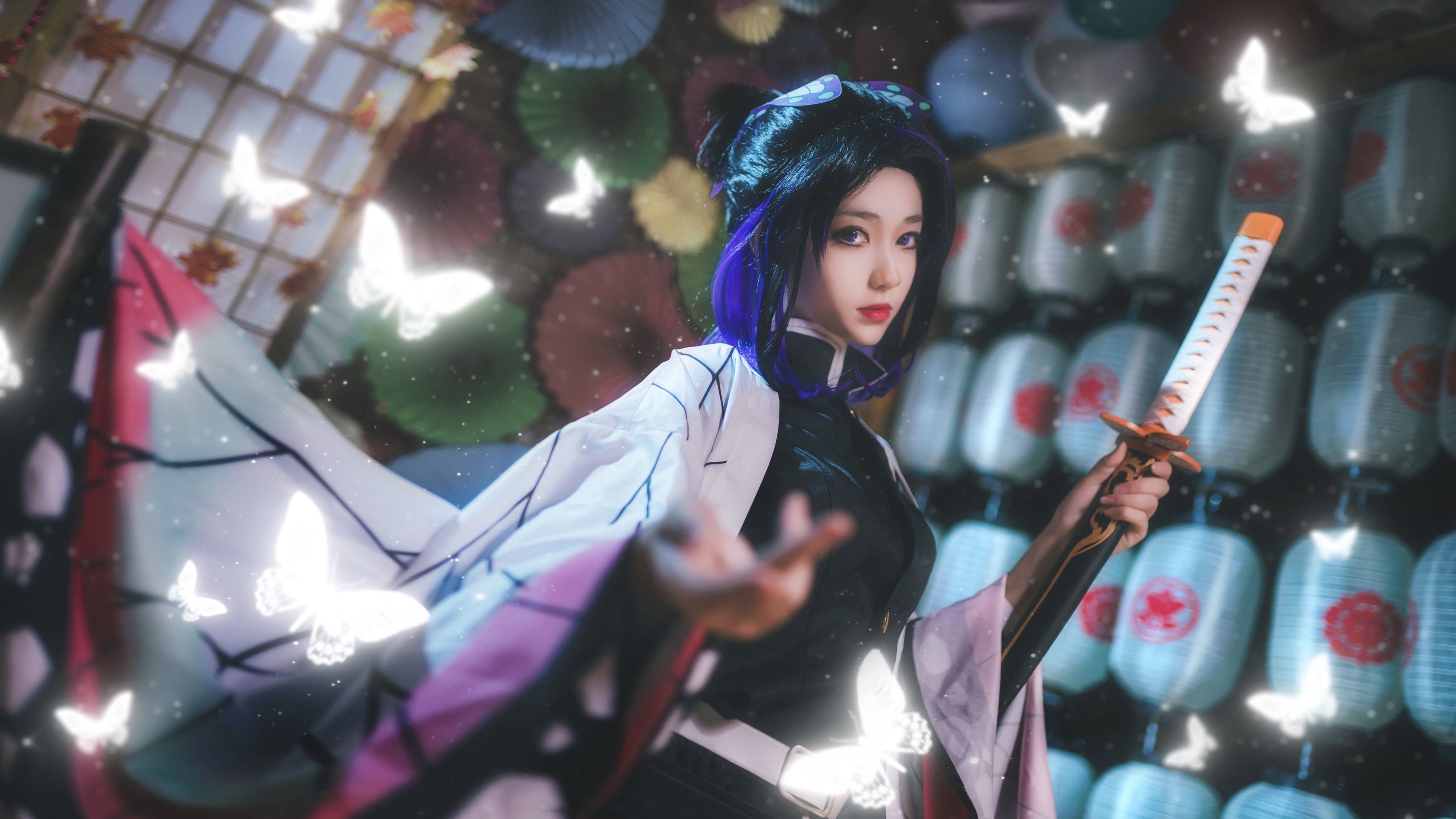 动漫博主南桃Momoko – 蝴蝶忍队服 [14P]插图5