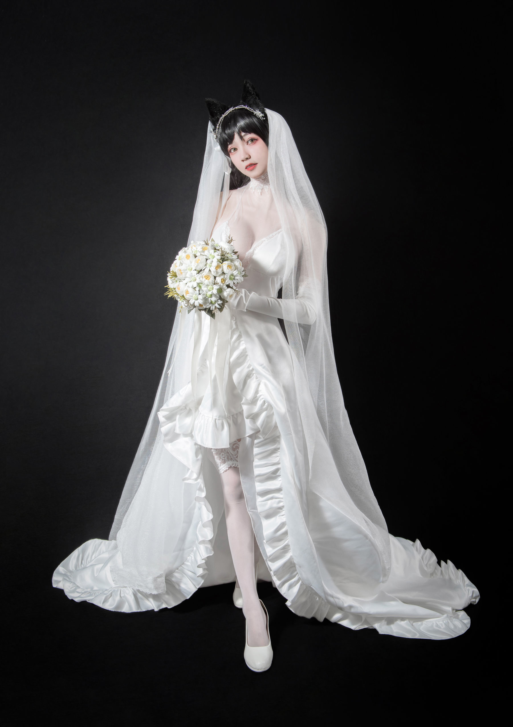[萝莉COS] 小妖精你的负卿 – 爱宕花嫁 [9P]插图6